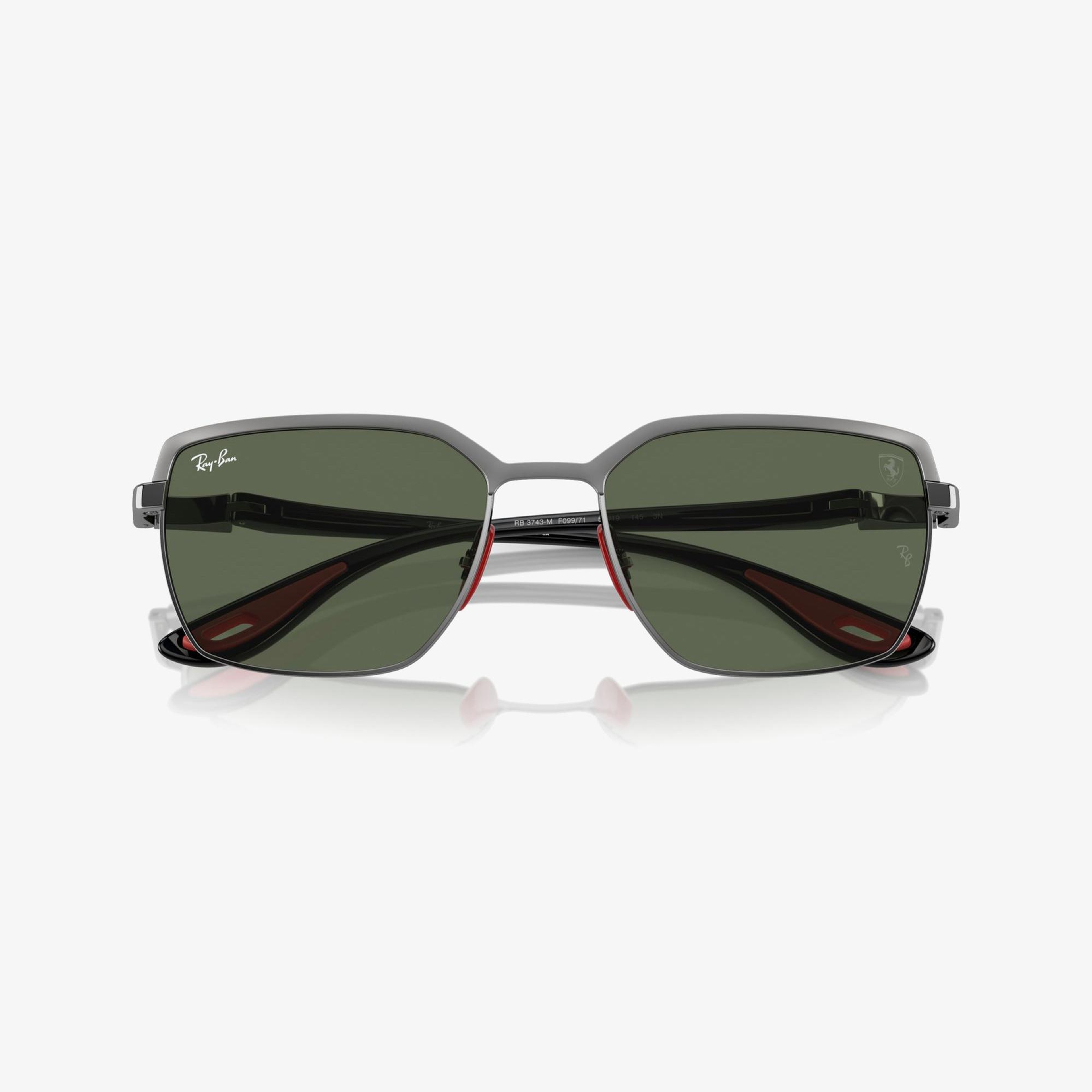RAY-BAN Rb3743M Scuderia Ferrari Collection Unisex Gri Güneş Gözlüğü