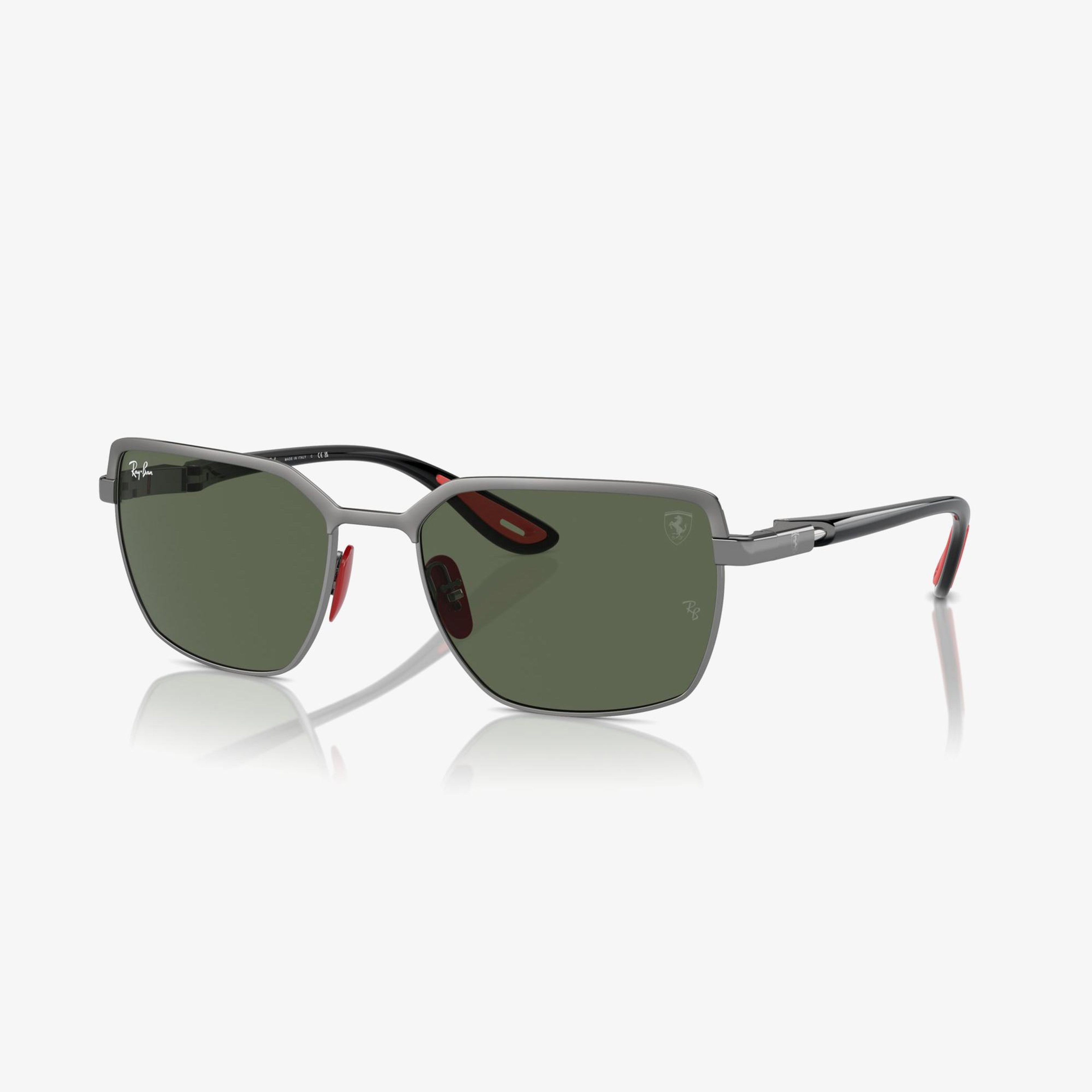 RAY-BAN Rb3743M Scuderia Ferrari Collection Unisex Gri Güneş Gözlüğü