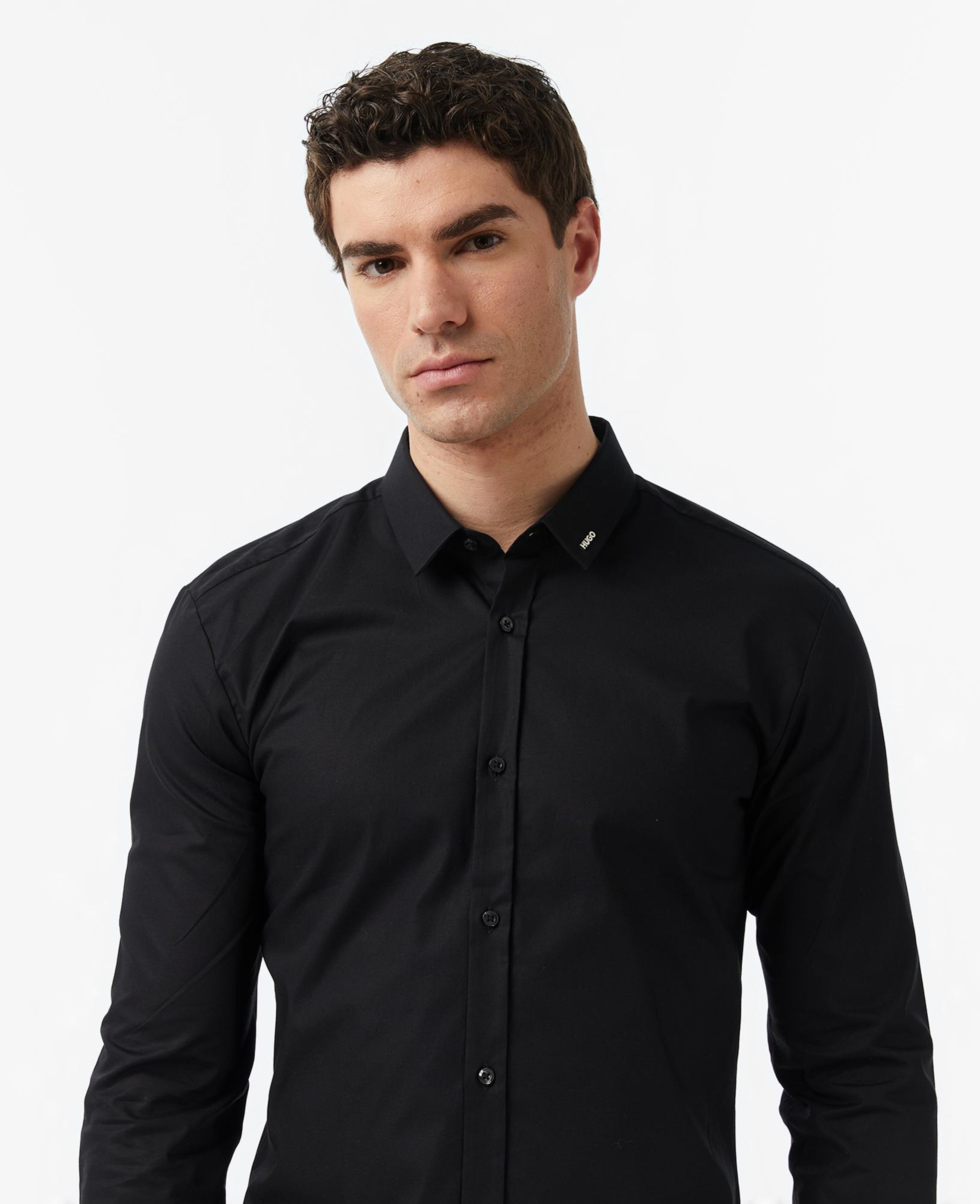 Hugo Ero3 Erkek Siyah Gömlek
