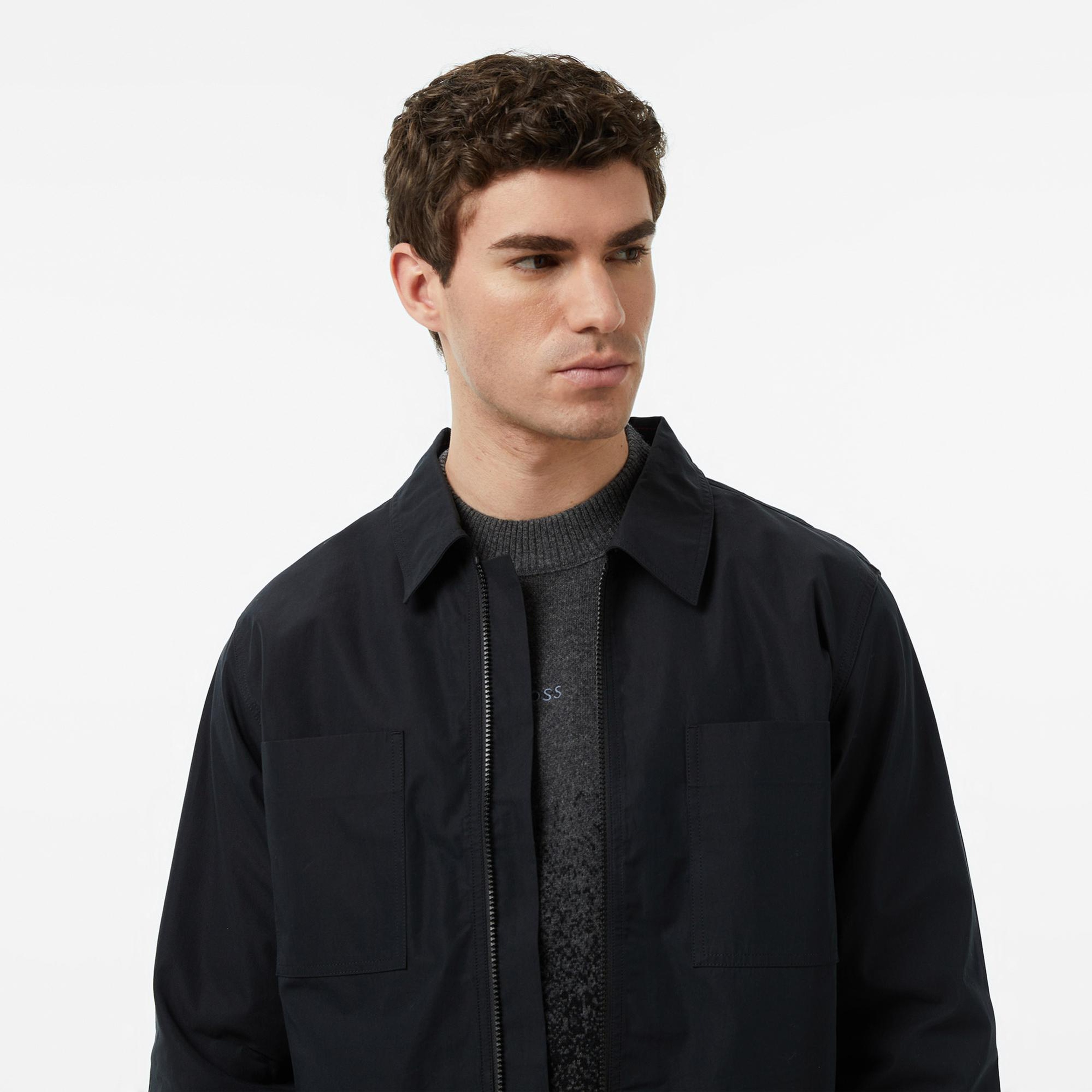 Hugo Evalom Erkek Siyah Gömlek