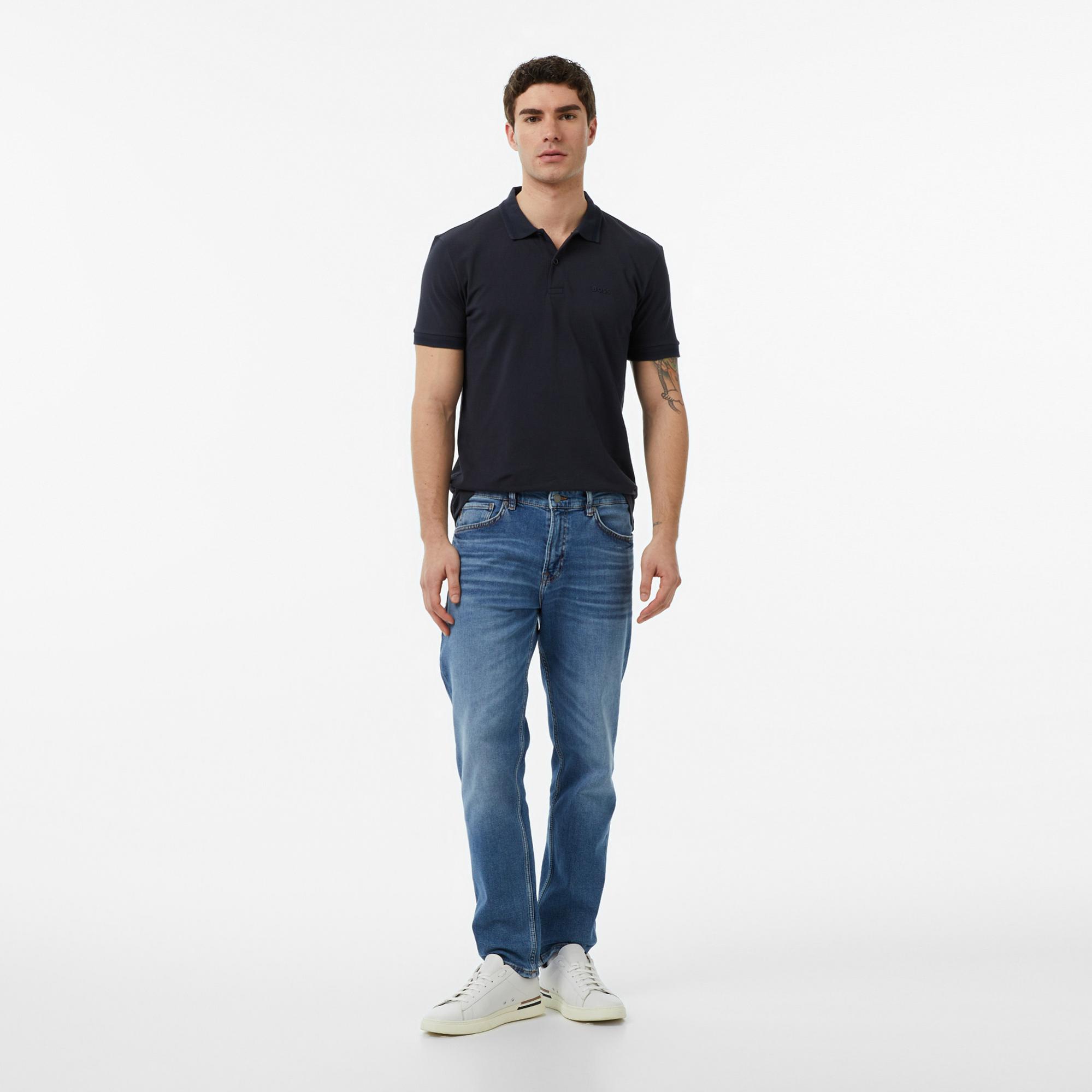 Boss Pio Erkek Lacivert Polo