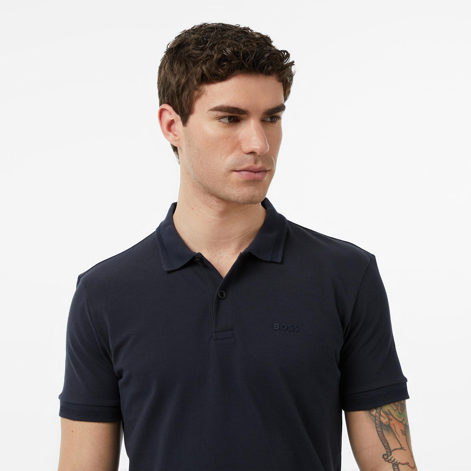 Boss Pio Erkek Lacivert Polo