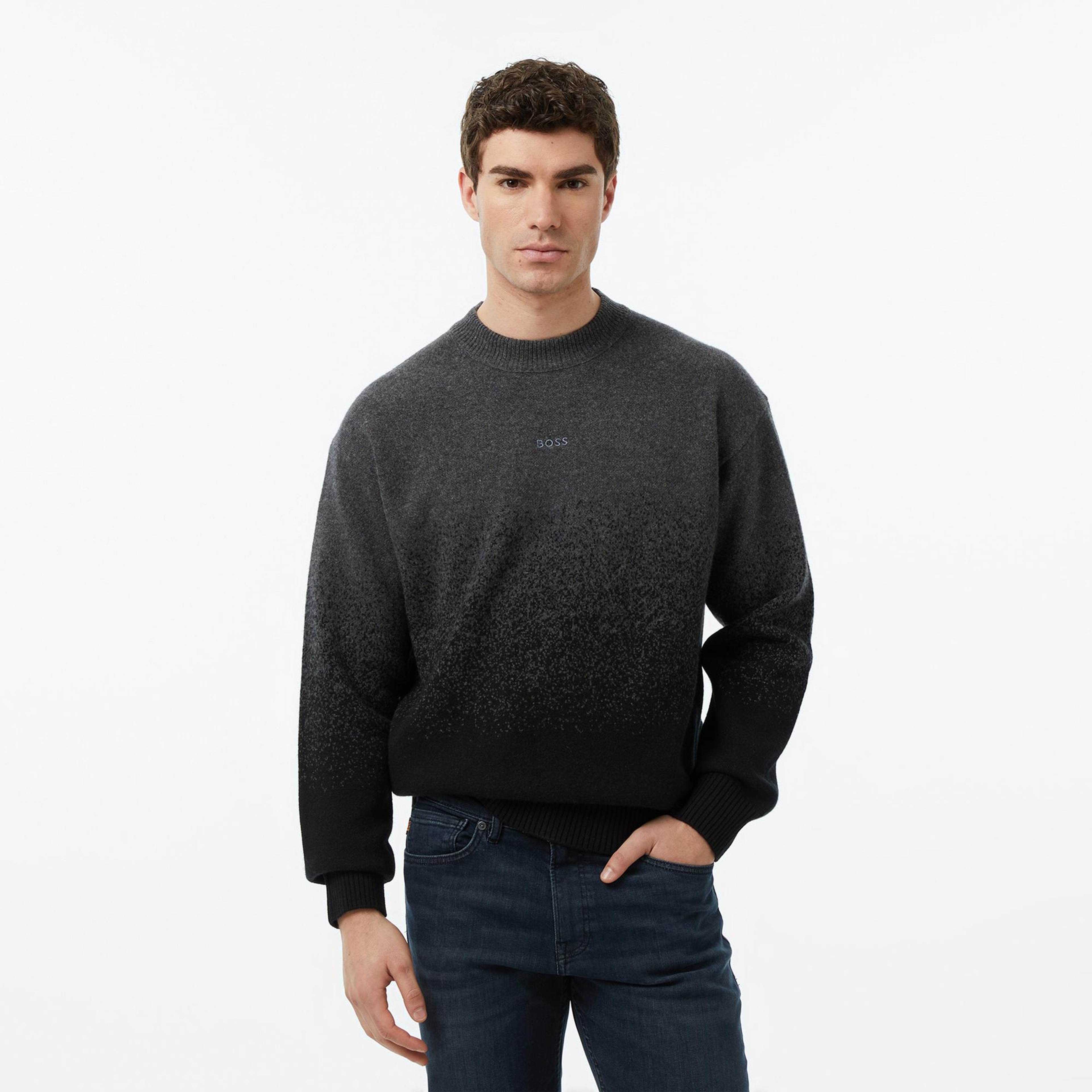 Boss Kalbrush Erkek Siyah Kazak