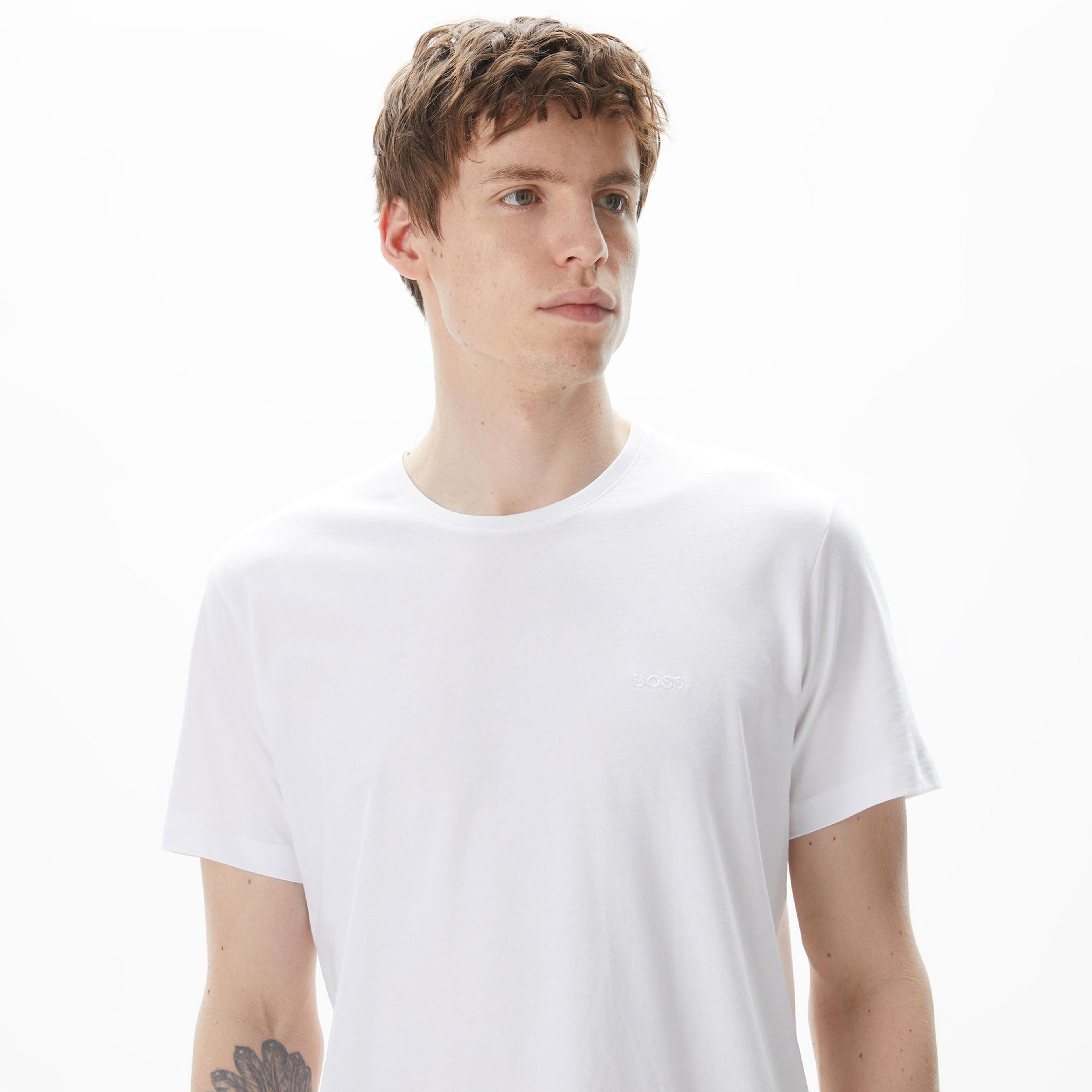 Boss Comfort 2' li Erkek Beyaz T-Shirt