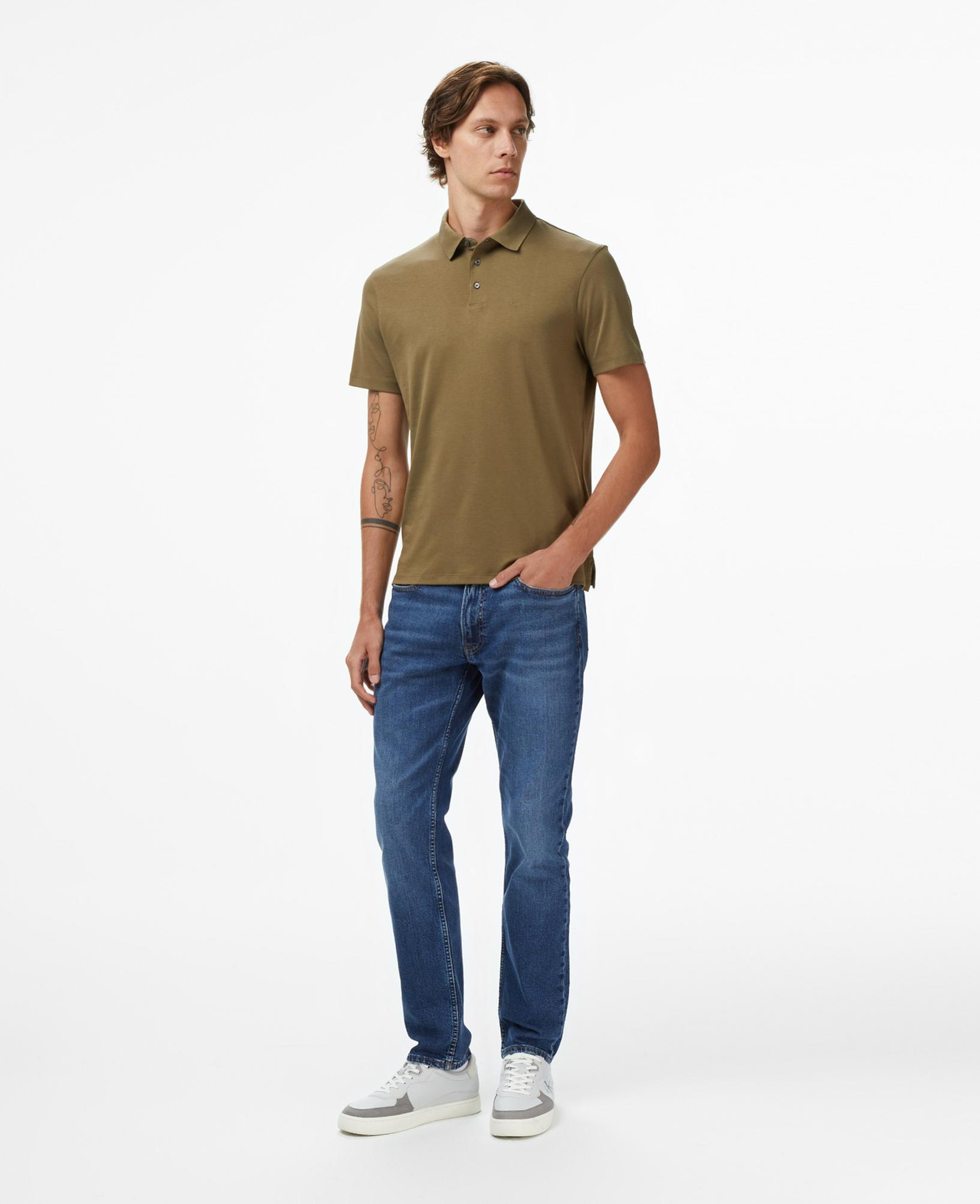 Calvin Klein Slim Hampton Erkek Mavi Jean