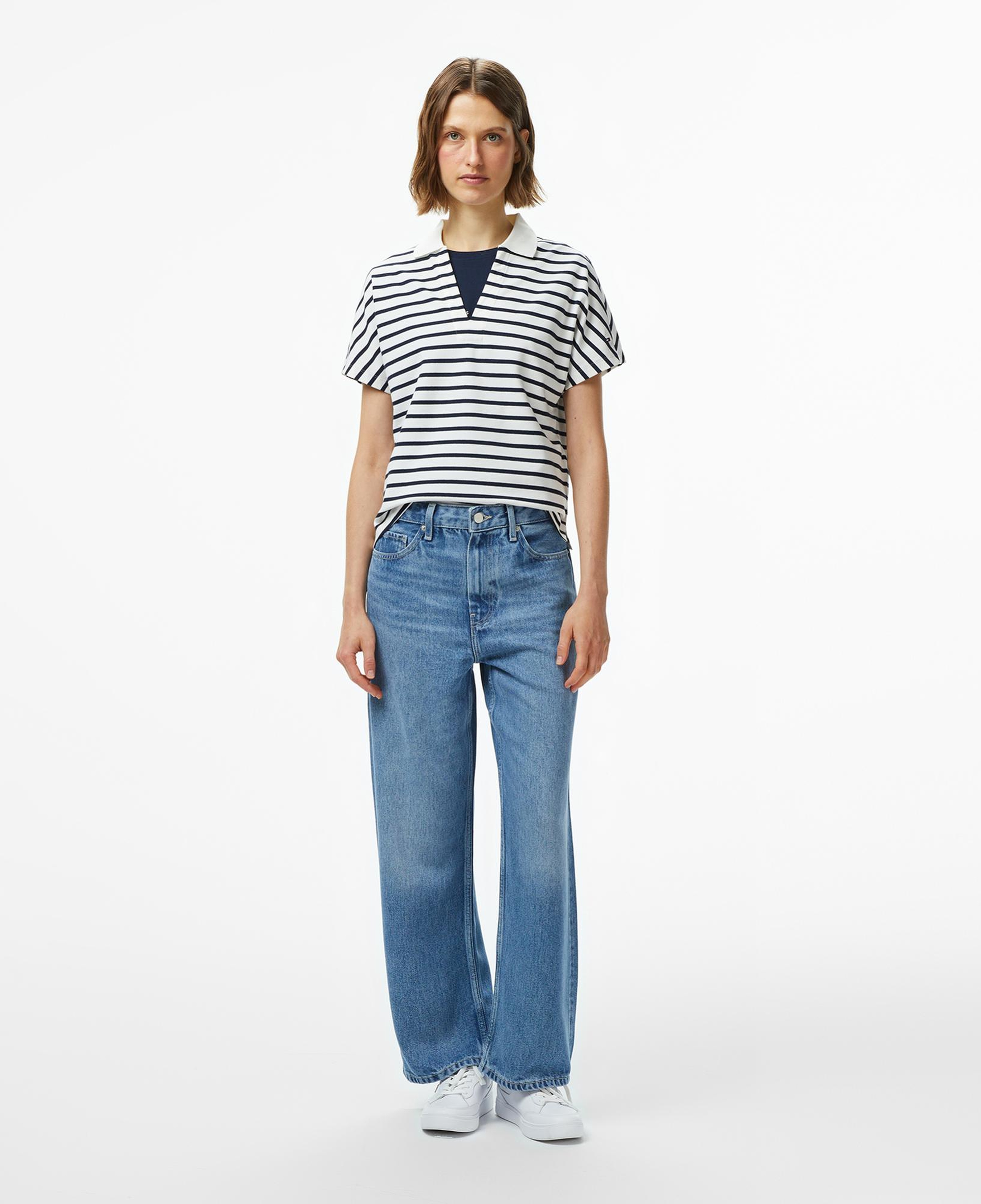 Tommy Hilfiger Denim Lana Loose Kadın Mavi Jean Pantolon