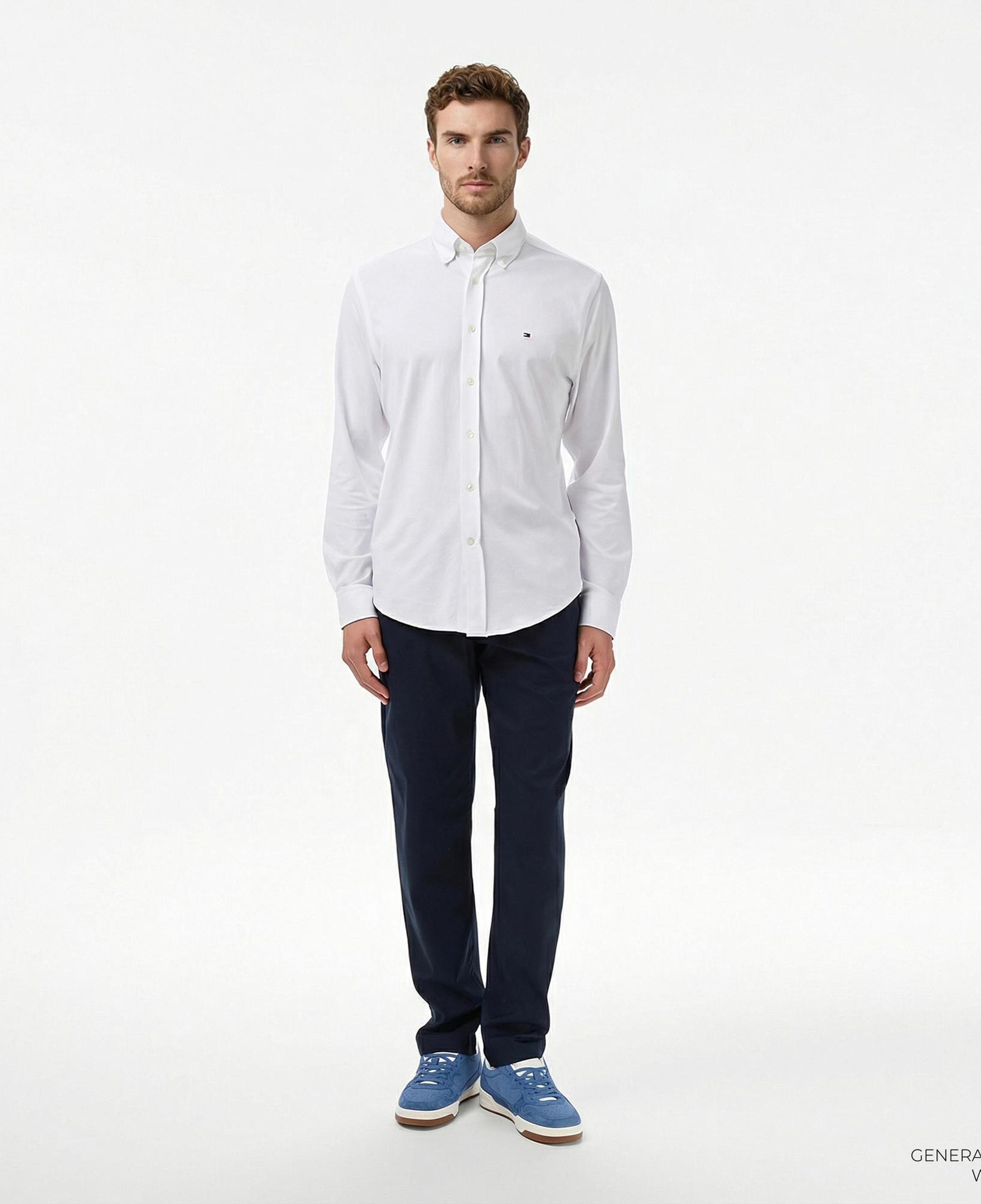 Tommy Hilfiger Harlem Tech Twill Erkek Lacivert Pantolon