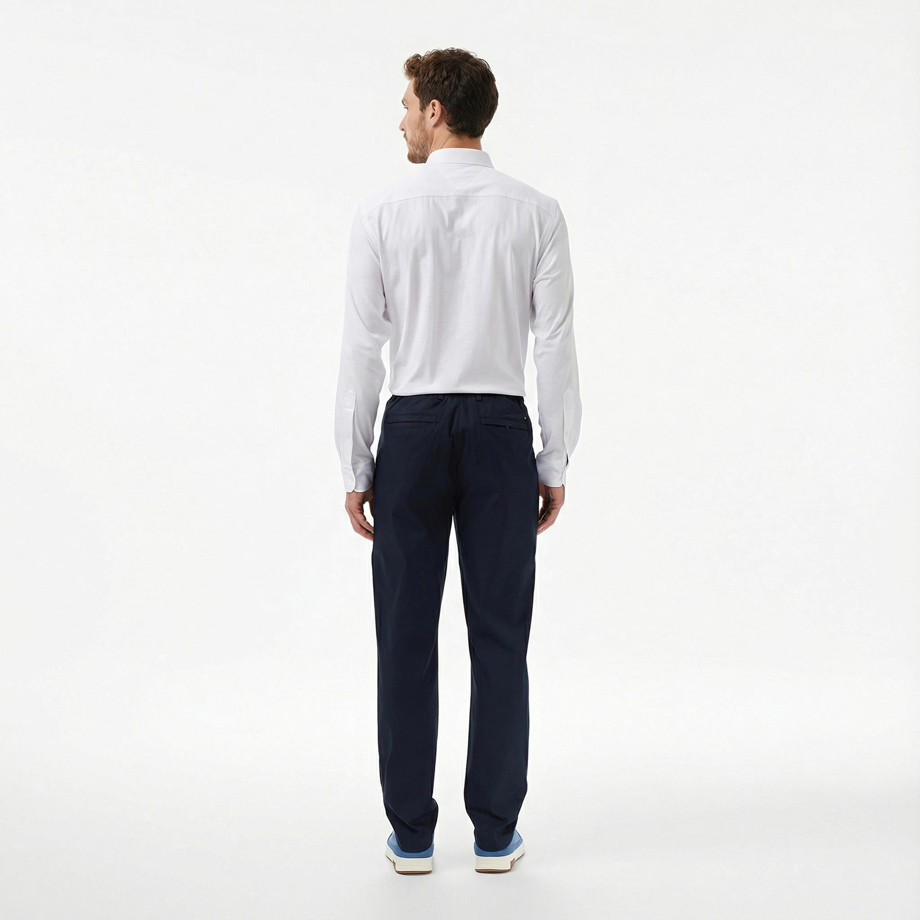 Tommy Hilfiger Harlem Tech Twill Erkek Lacivert Pantolon