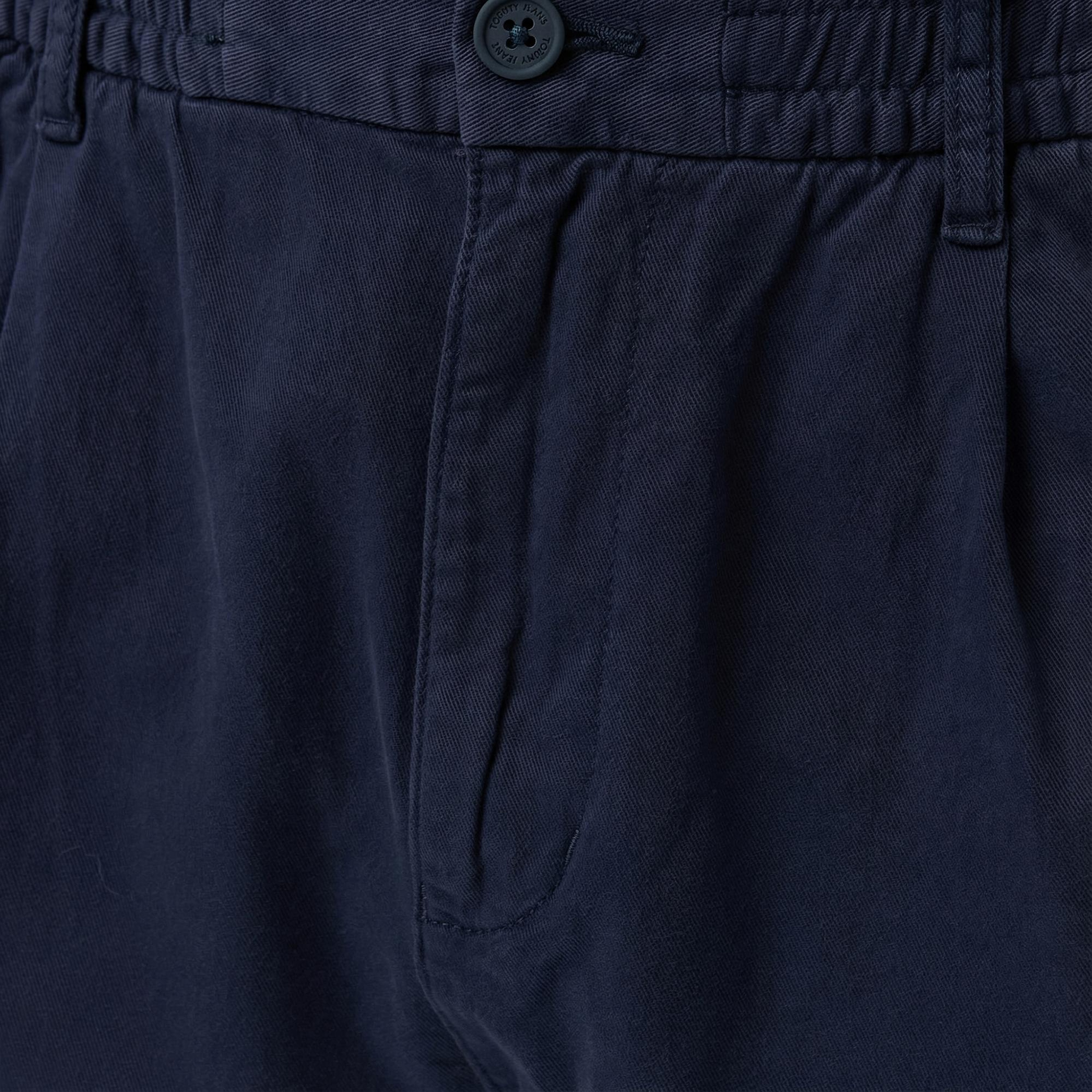 Tommy Hilfiger İsaac Light Cotton Erkek Lacivert Pantolon