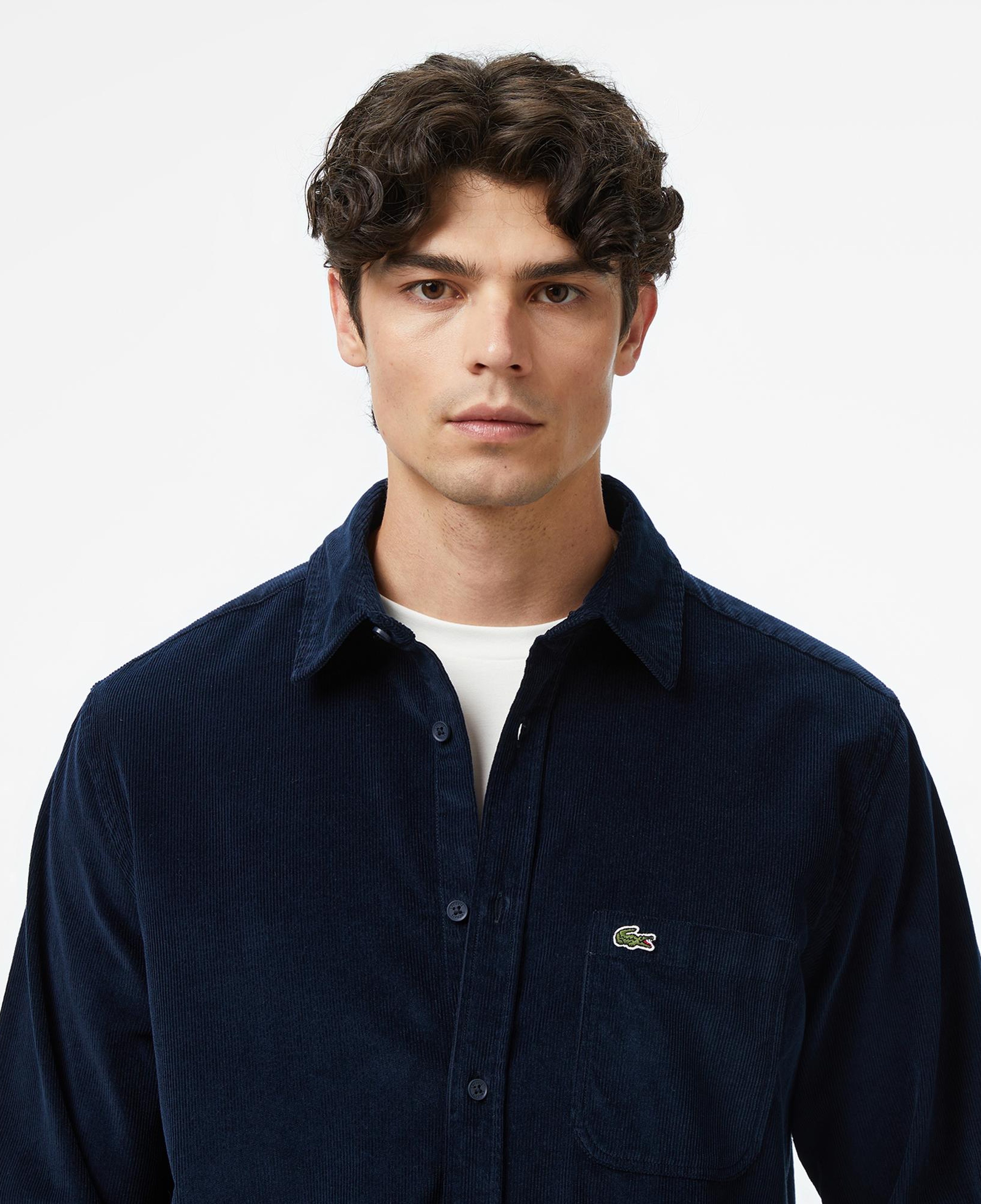 Lacoste Erkek Regular Fit Lacivert Gömlek