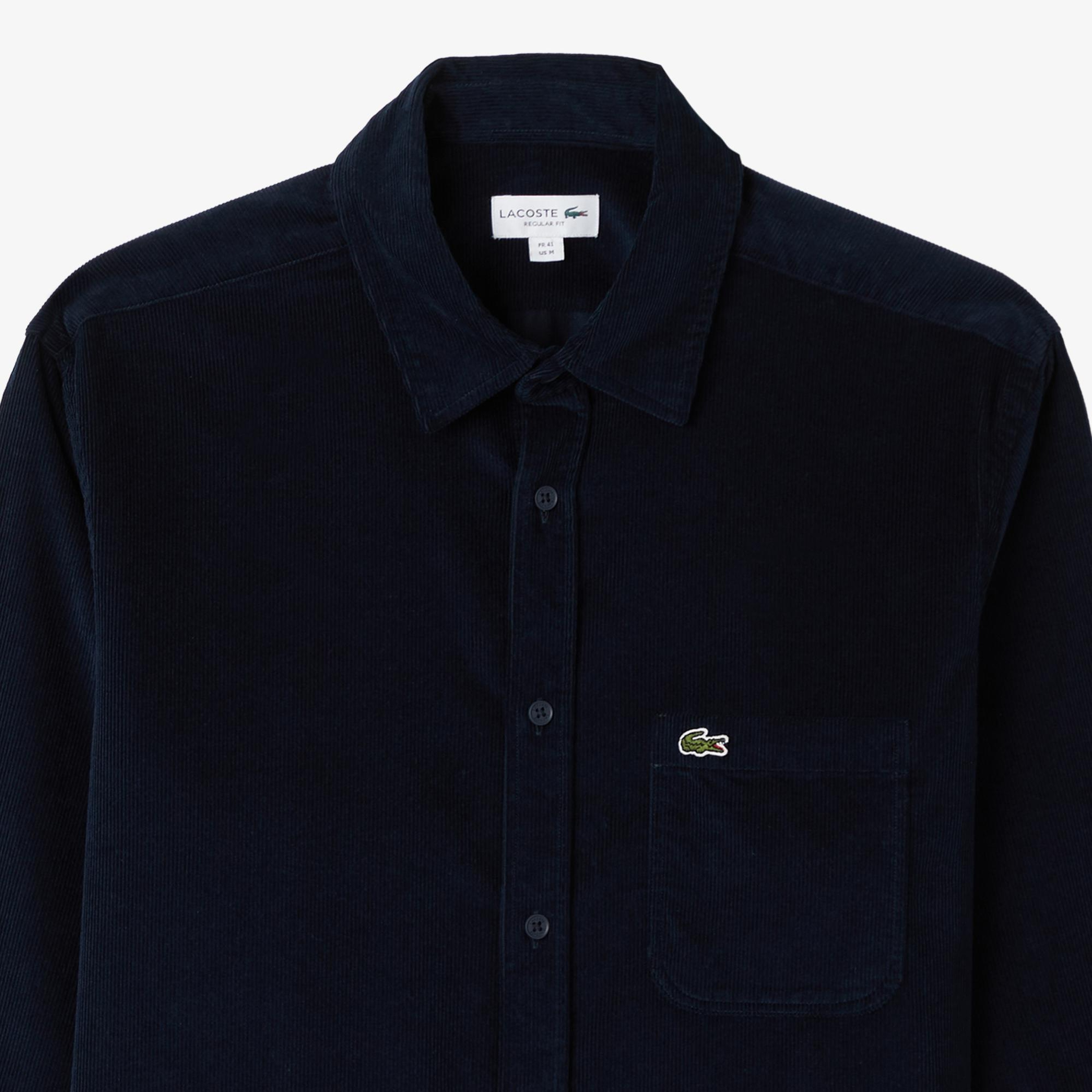 Lacoste Erkek Regular Fit Lacivert Gömlek