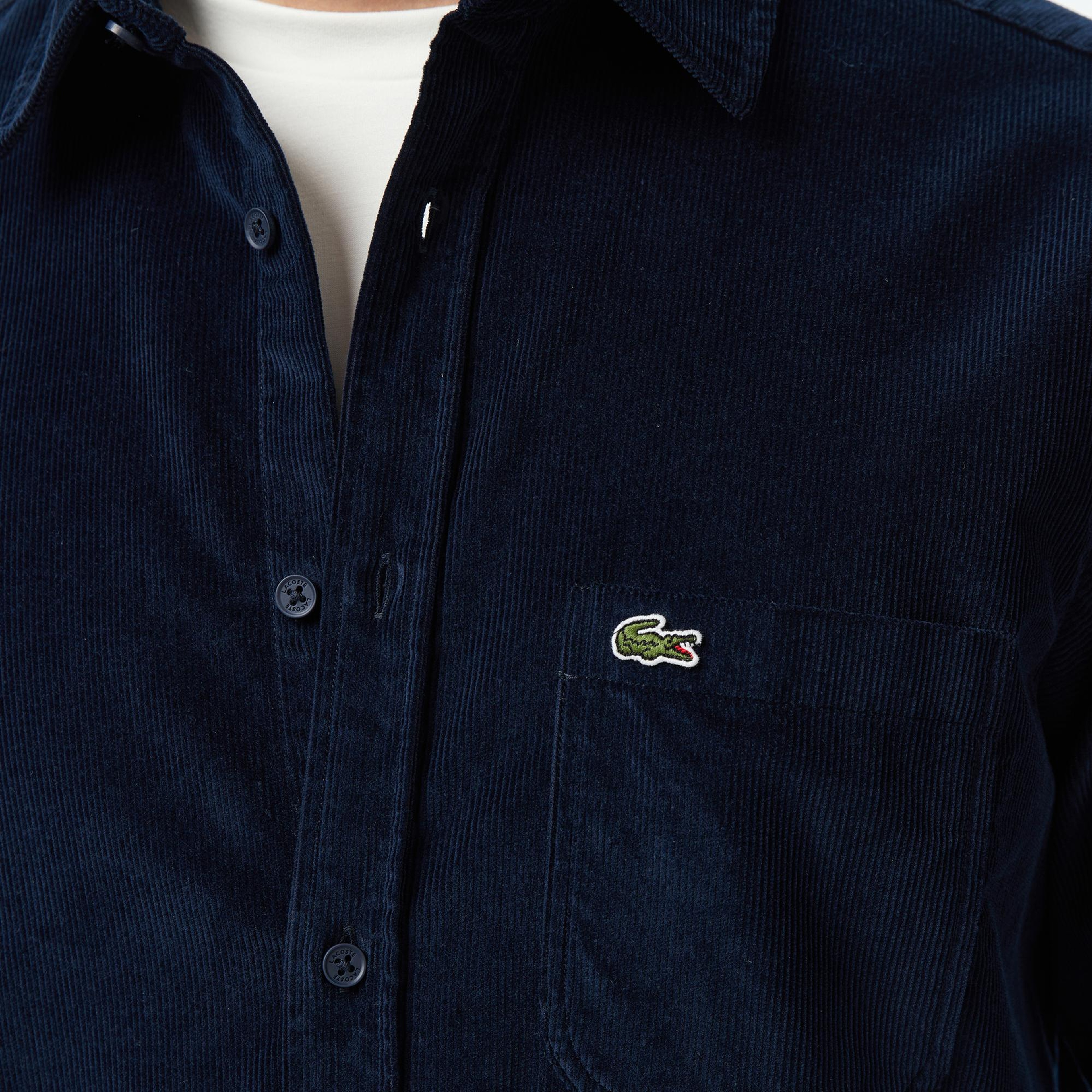 Lacoste Erkek Regular Fit Lacivert Gömlek