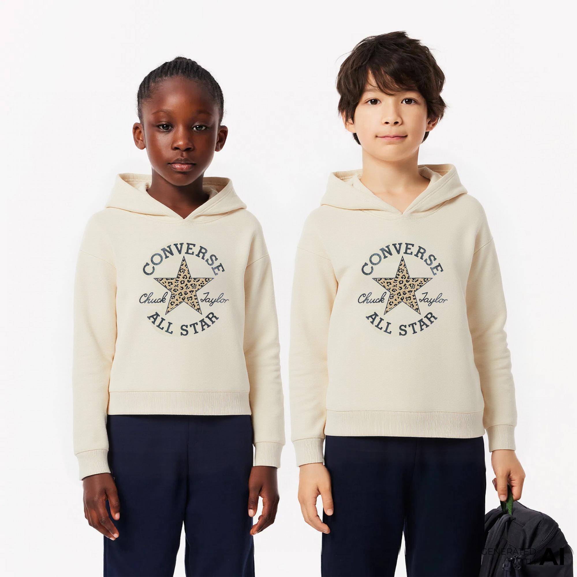 Converse Çocuk Bej Hoodie