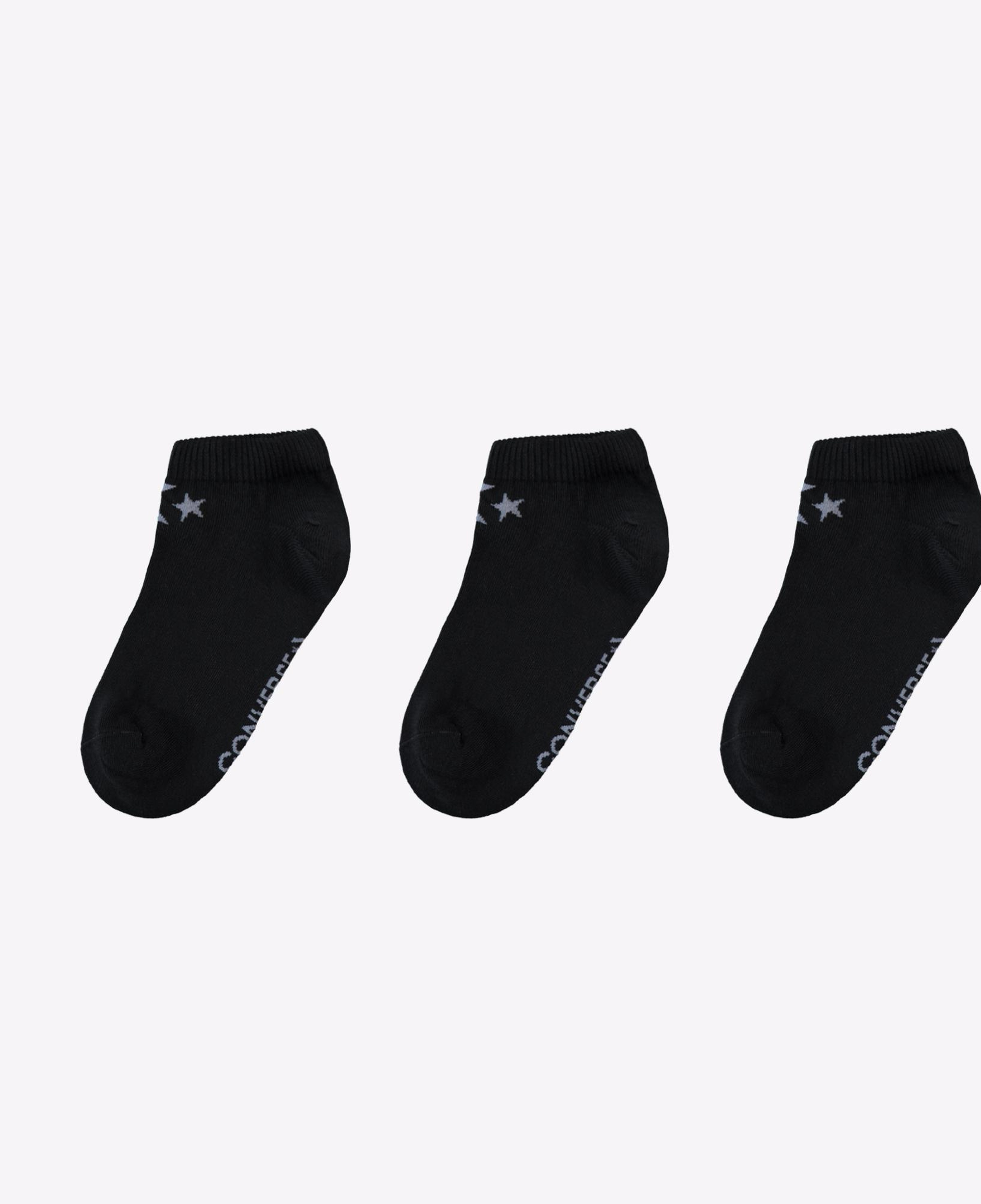 Converse Star Chevron Kadın 3'lü Siyah Trainer Çorap
