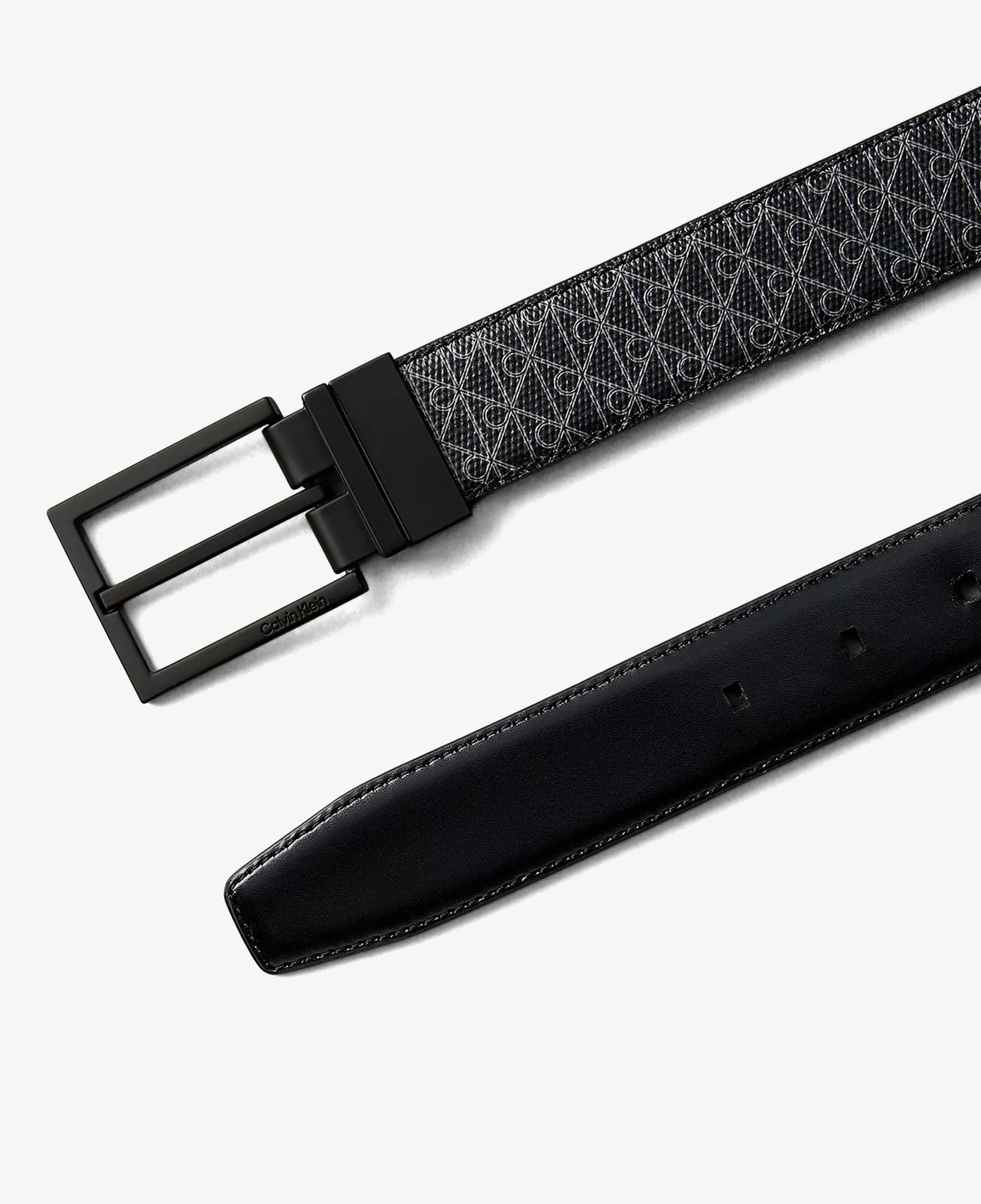 Calvin Klein Square Buckle Erkek Siyah Kemer