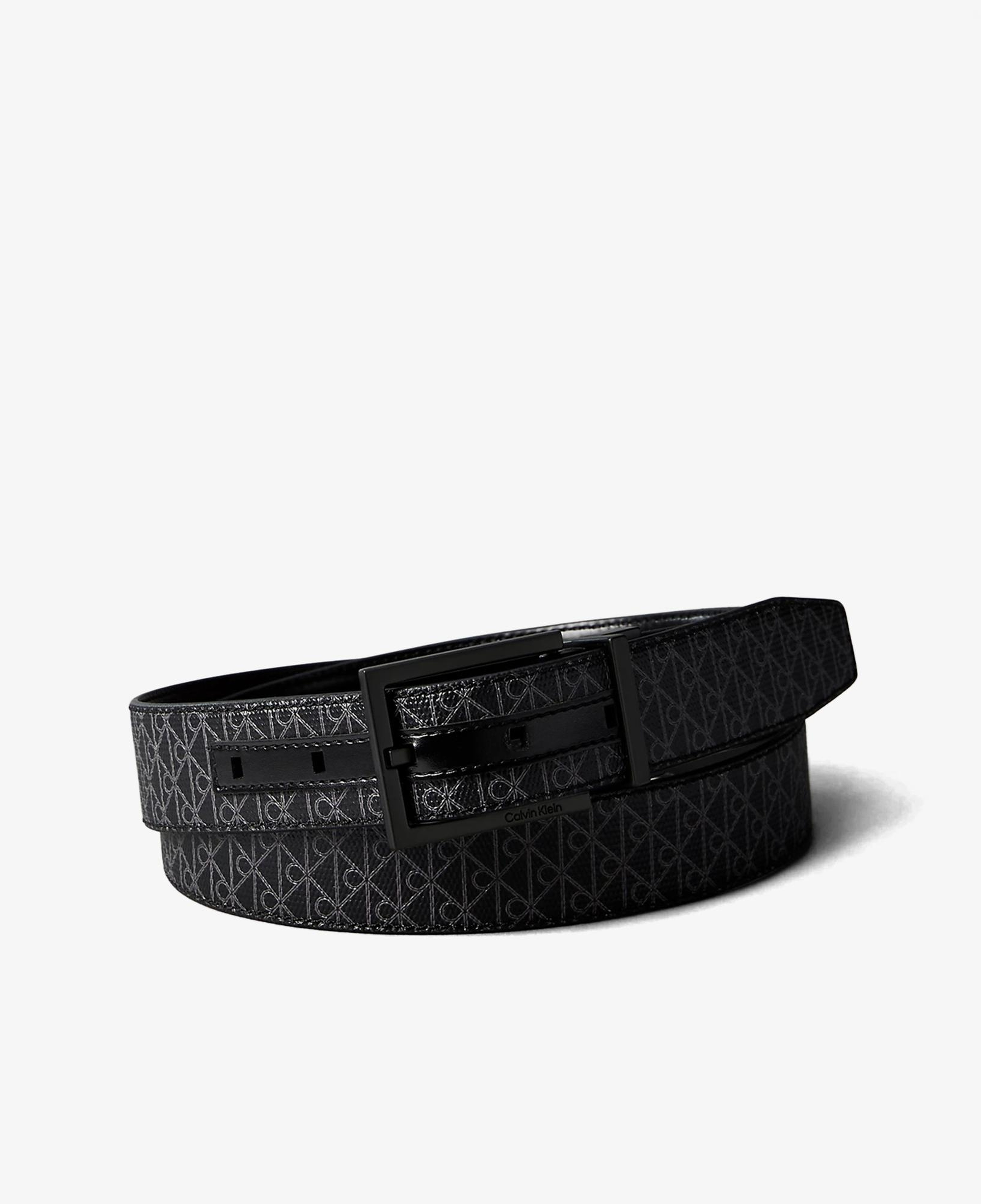 Calvin Klein Square Buckle Erkek Siyah Kemer