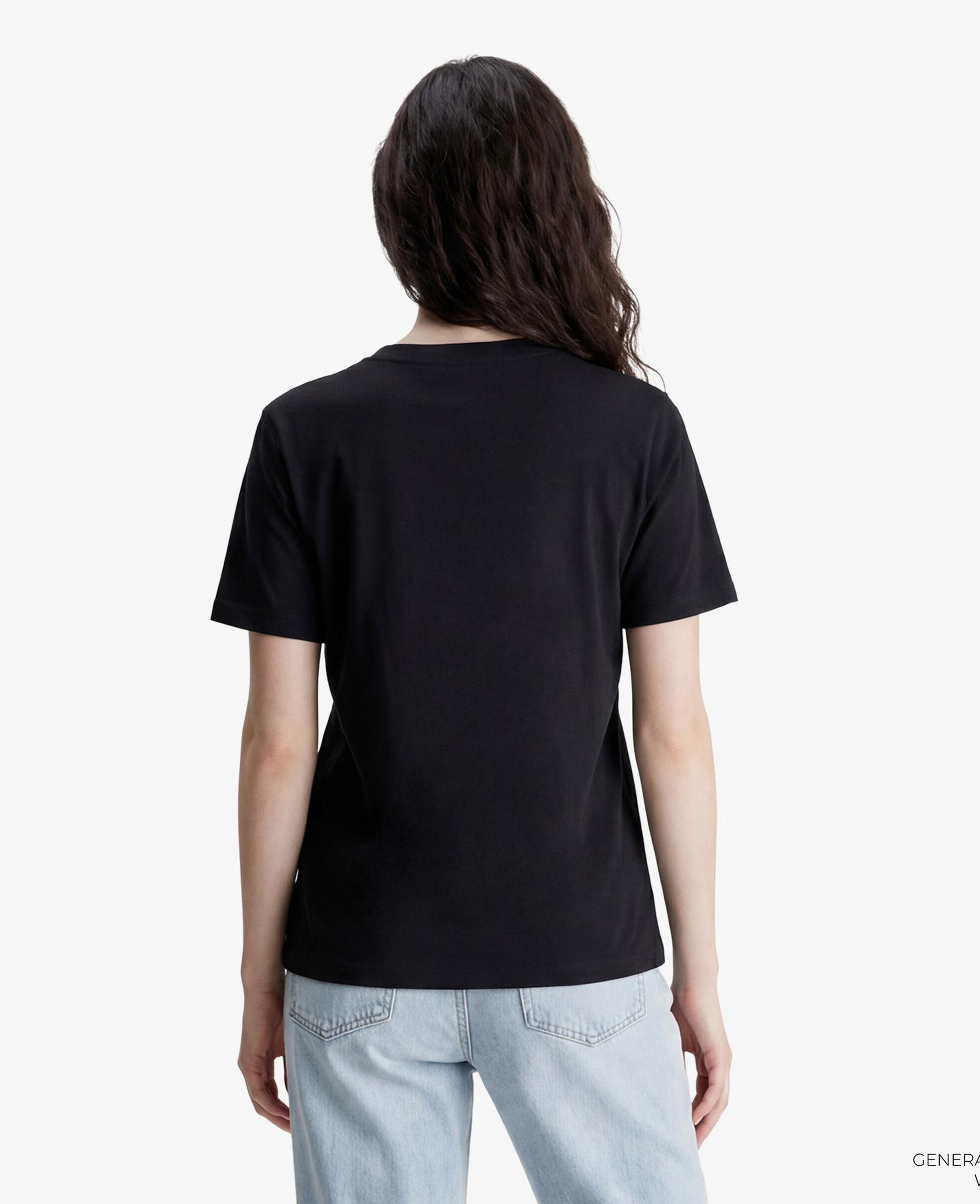 Calvin Klein Classic 20S Logo Grap Kadın Siyah T-Shirt