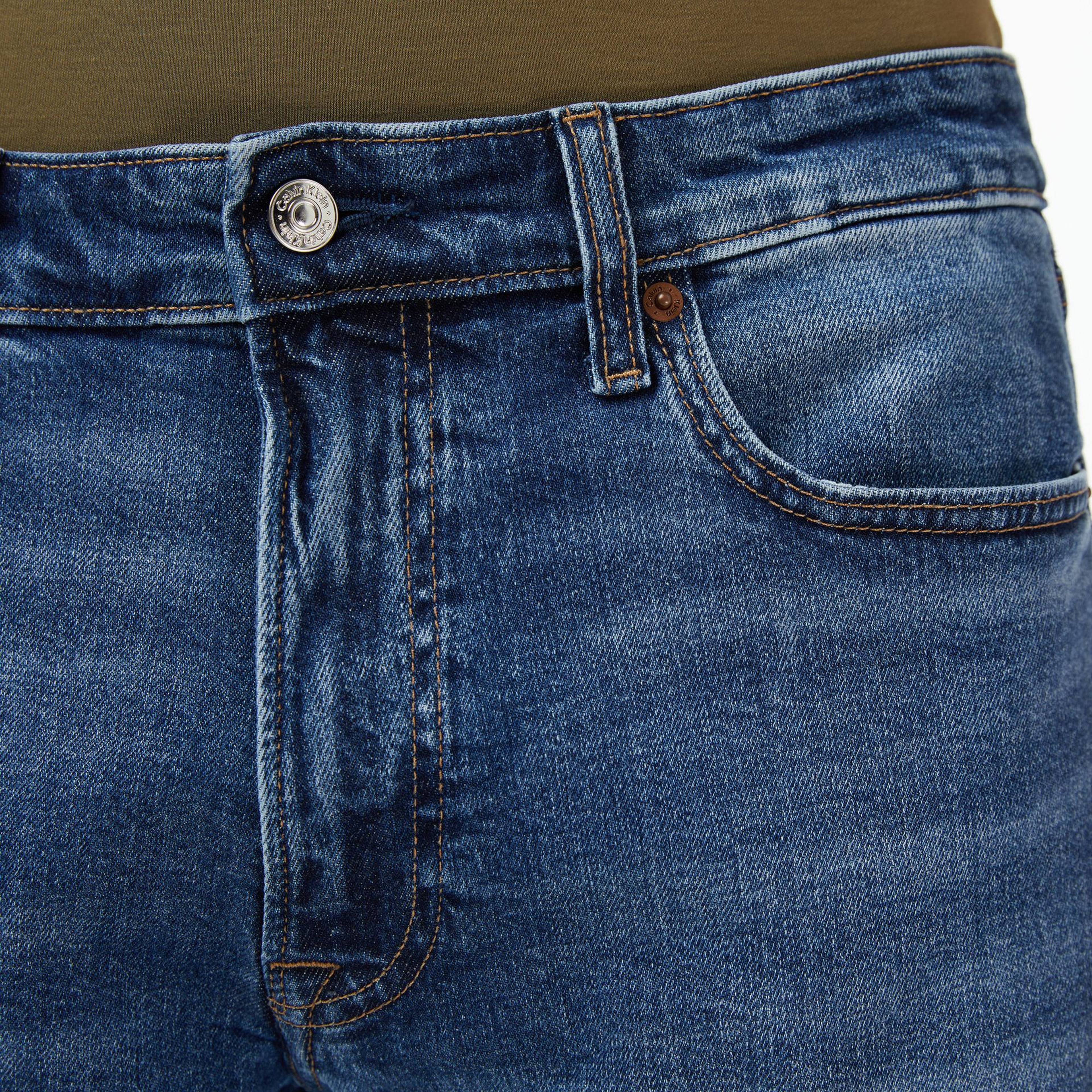 Calvin Klein Slim Hampton Erkek Mavi Jean