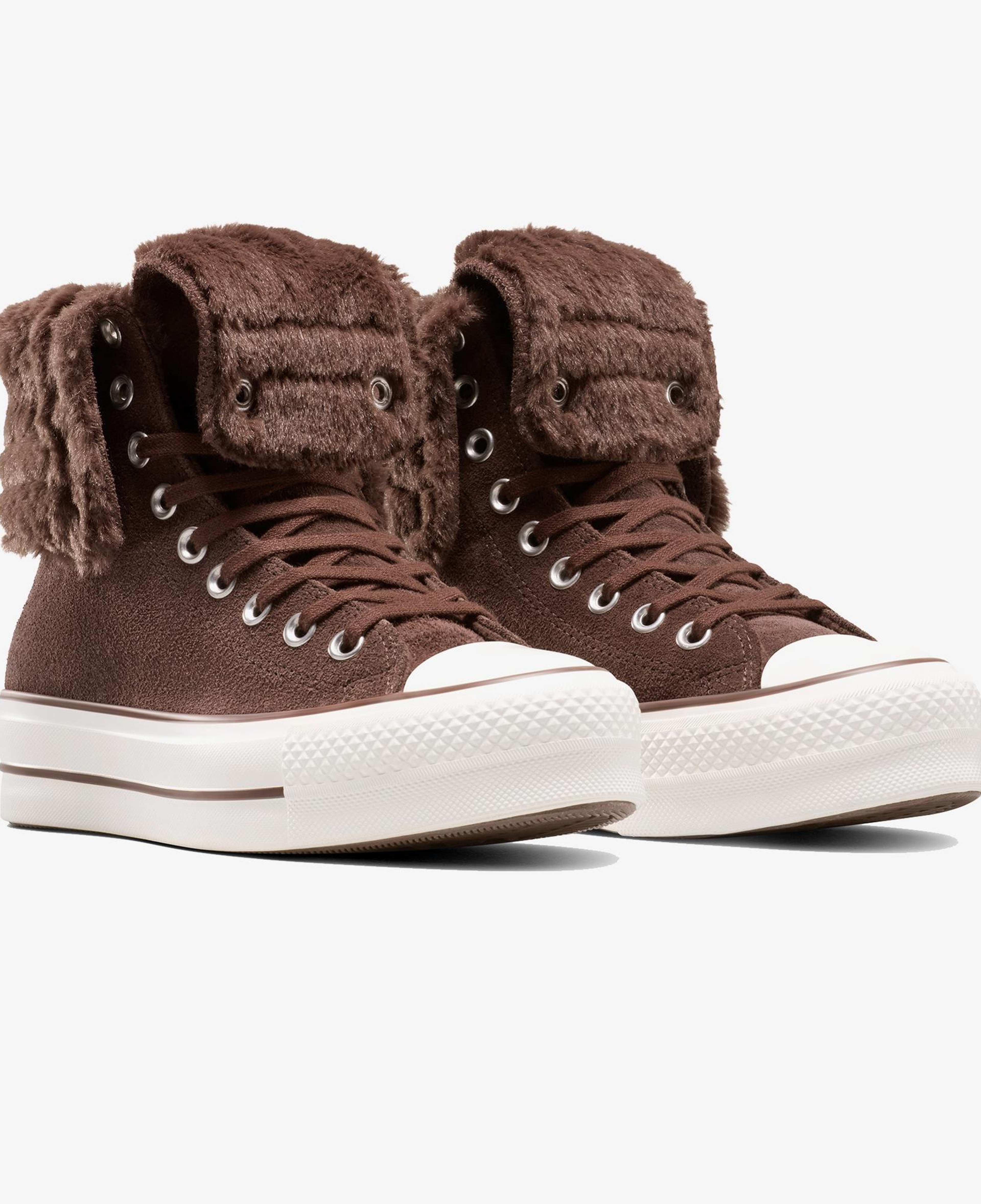 Converse Chuck Taylor All Star Fold Over Lift Kadın Kahverengi Sneaker