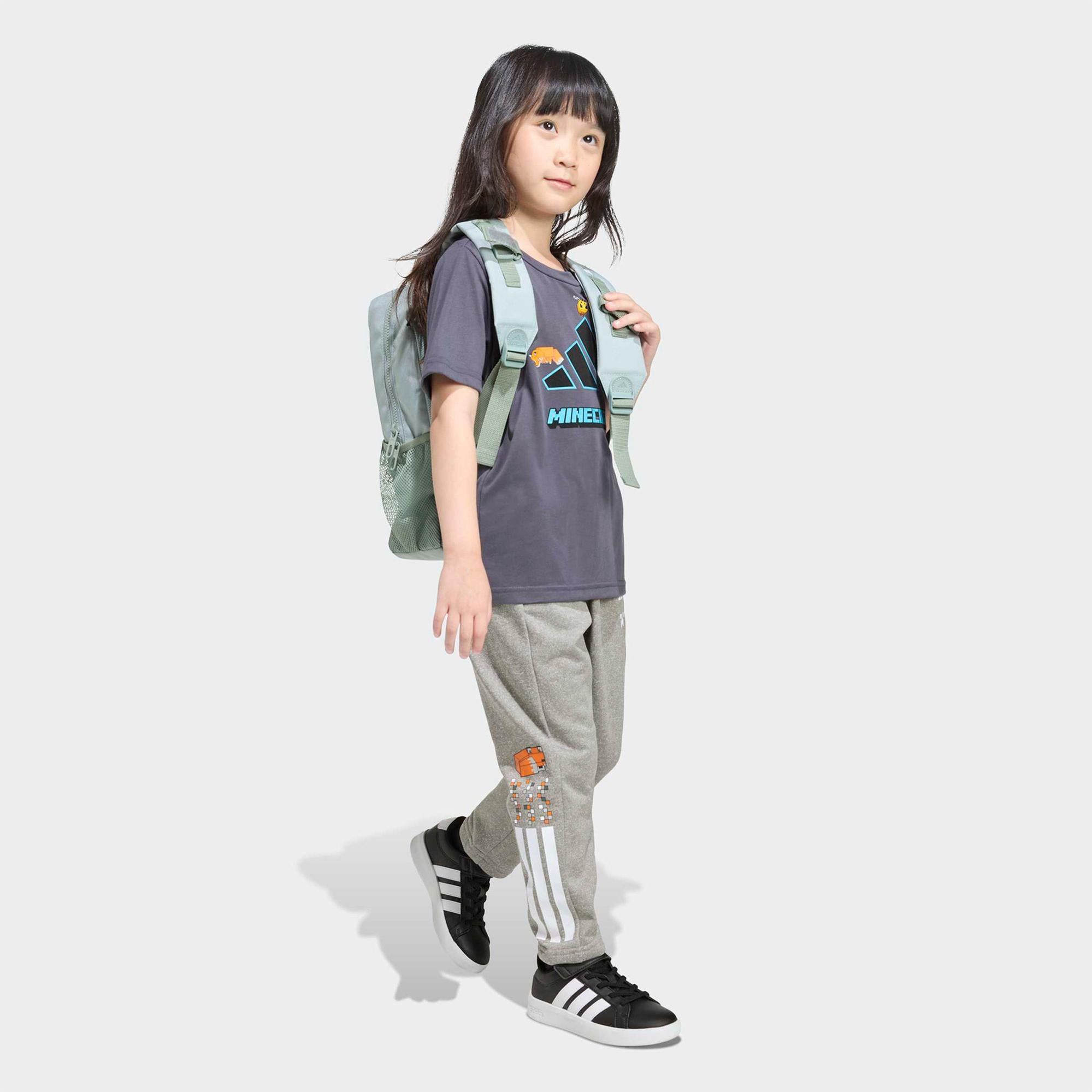 adidas Minecraft Training Çocuk Gri T-Shirt