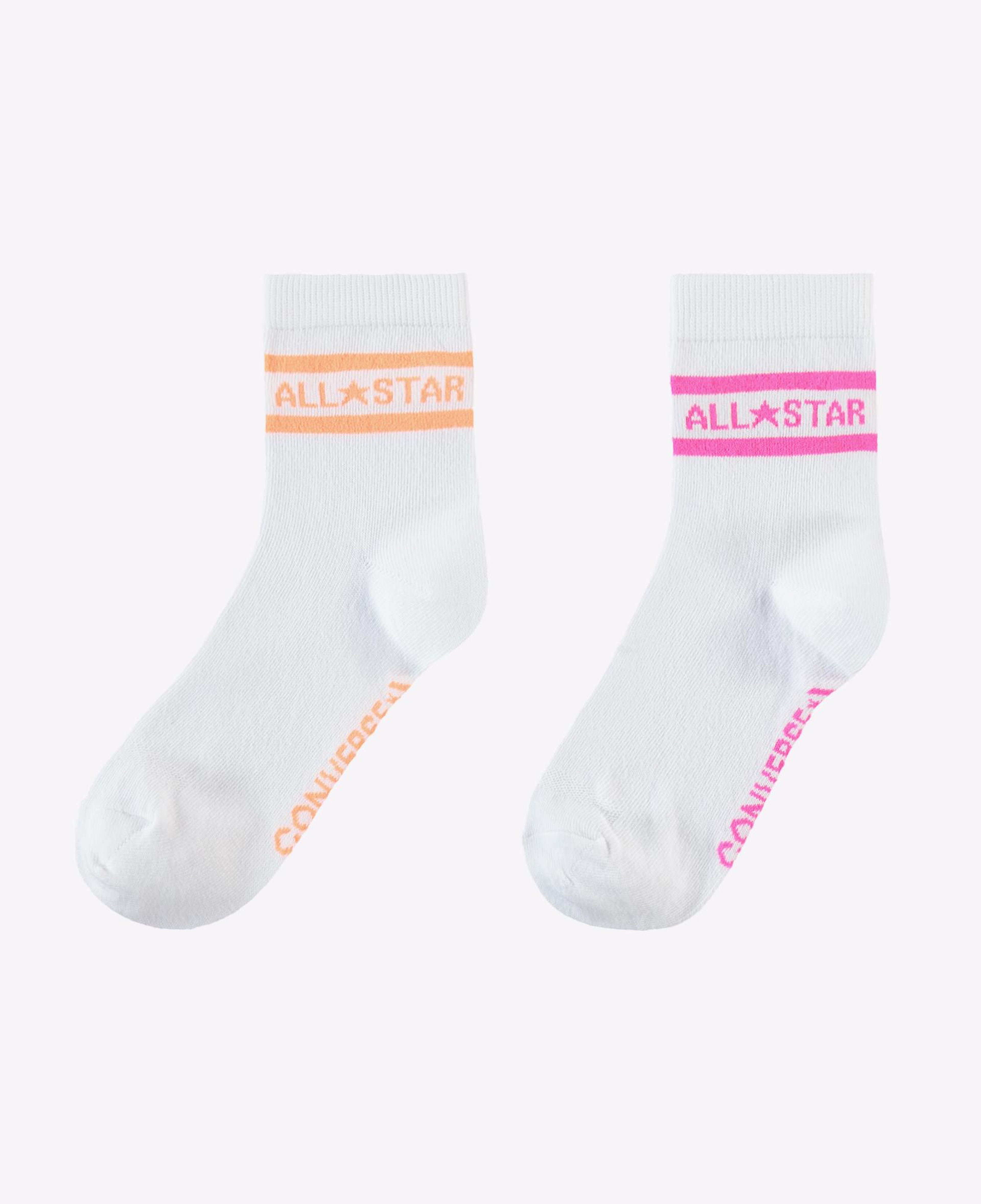 Converse Star Chevron Kadın 2'li Beyaz Kısa Çorap