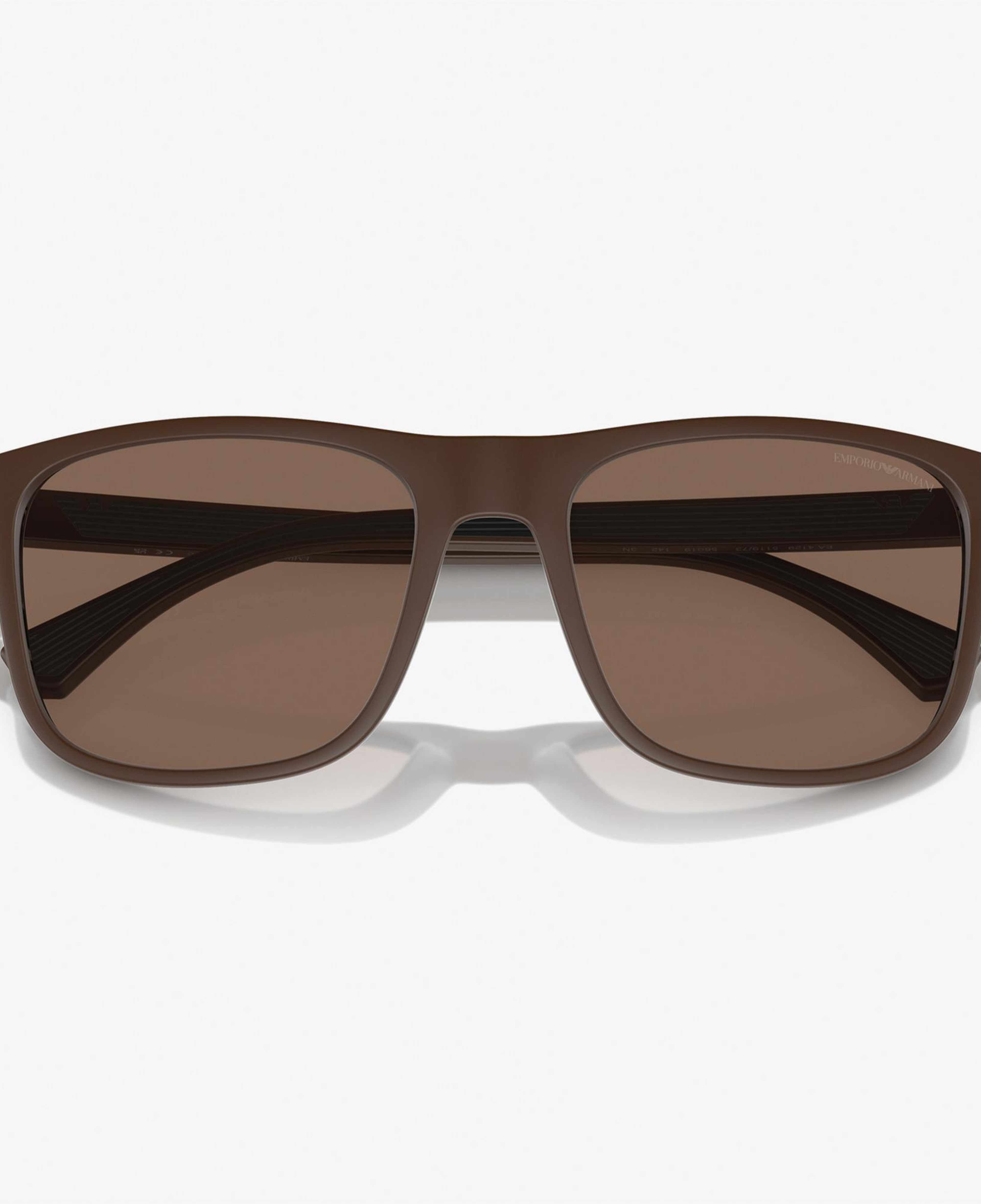 Emporio Armani 0EA4129 Injected Erkek Kahverengi Güneş Gözlüğü