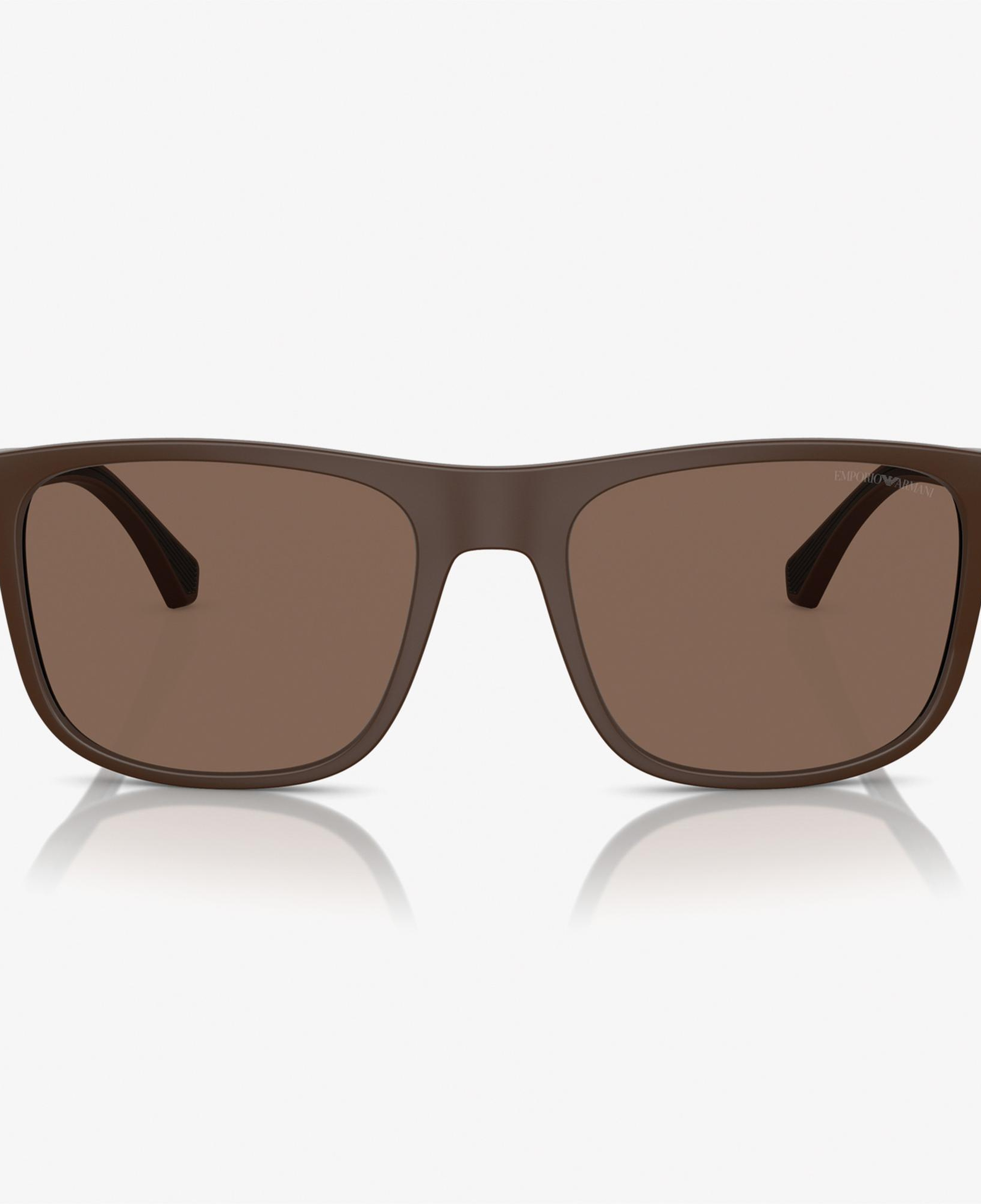 Emporio Armani 0EA4129 Injected Erkek Kahverengi Güneş Gözlüğü