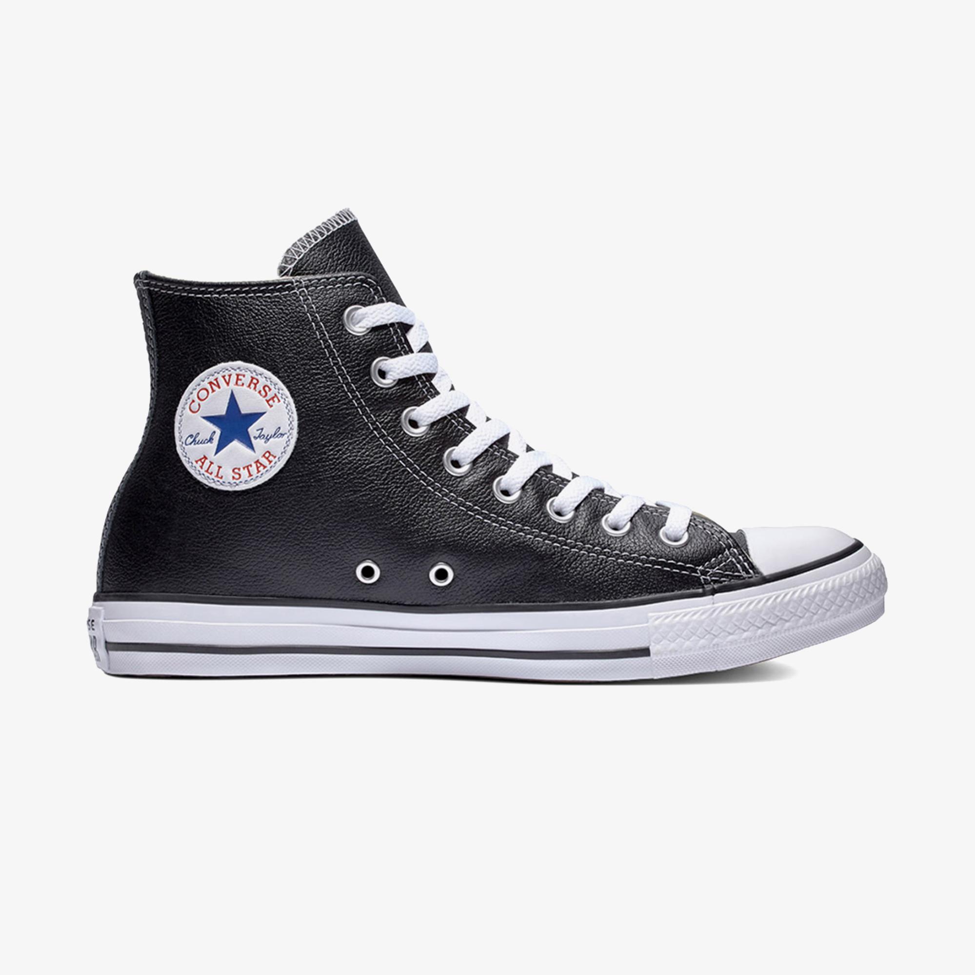 Converse Chuck Taylor All Star Unisex Siyah Deri Sneaker