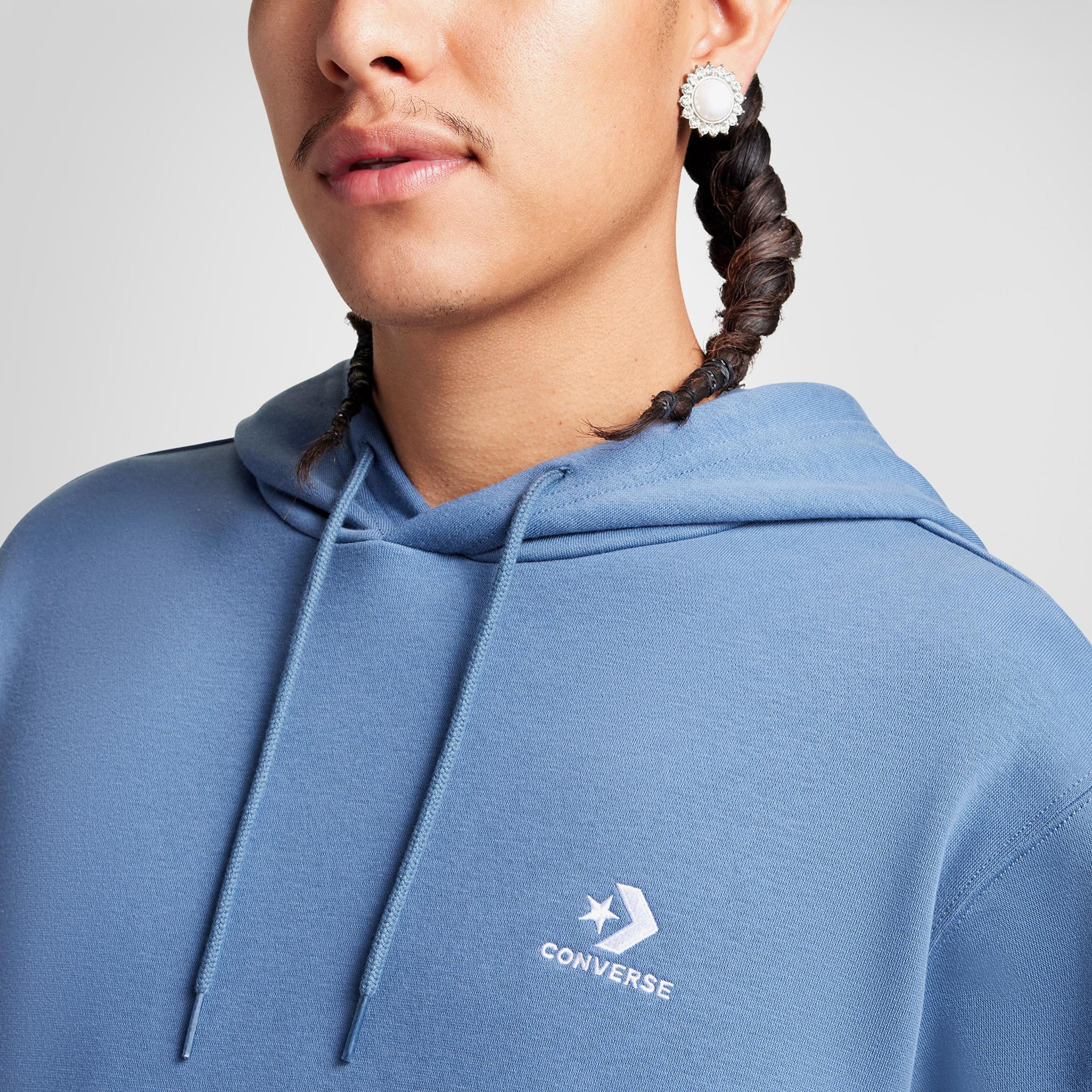 Converse Unisex Mavi Hoodie