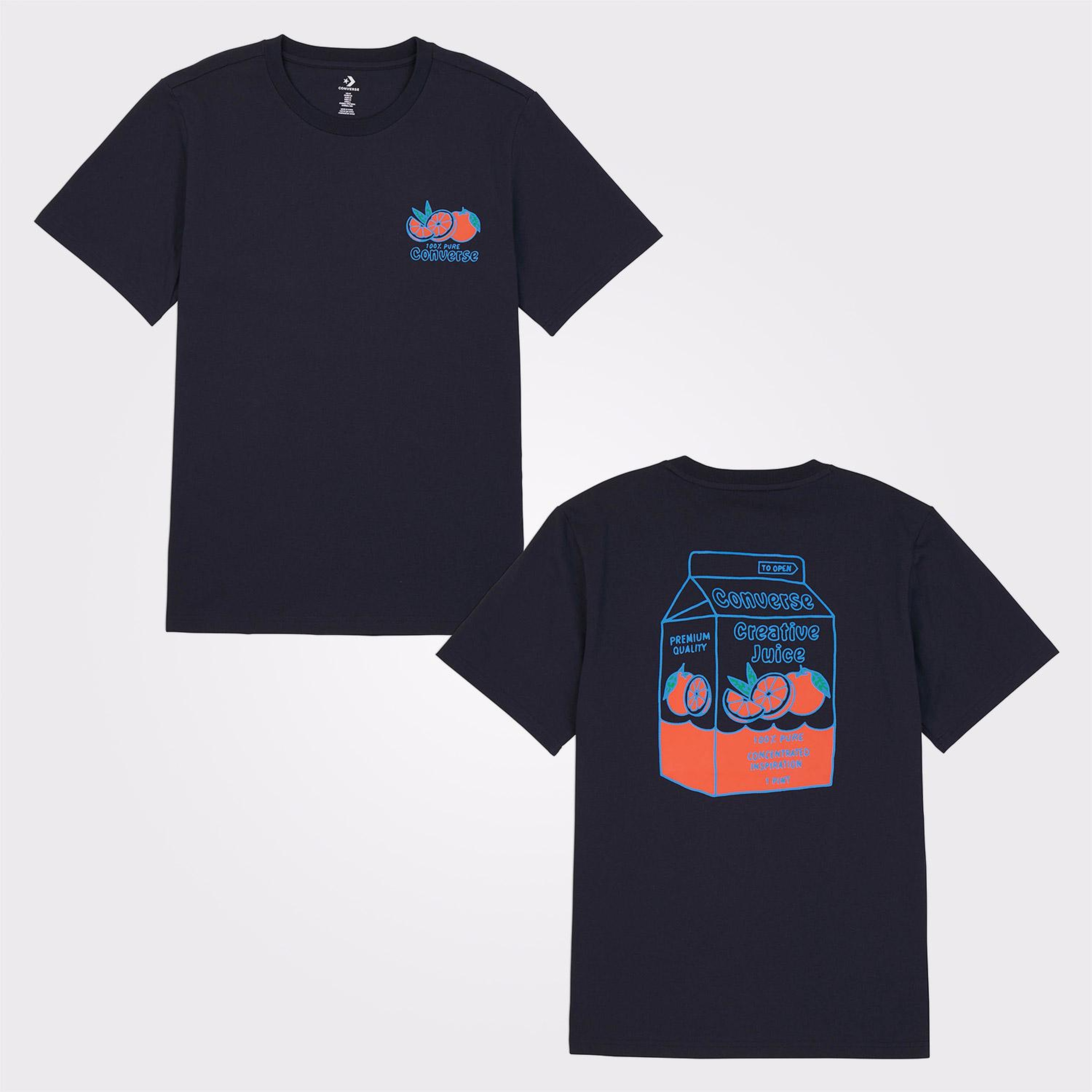 Converse Erkek Baskılı Lacivert T-Shirt