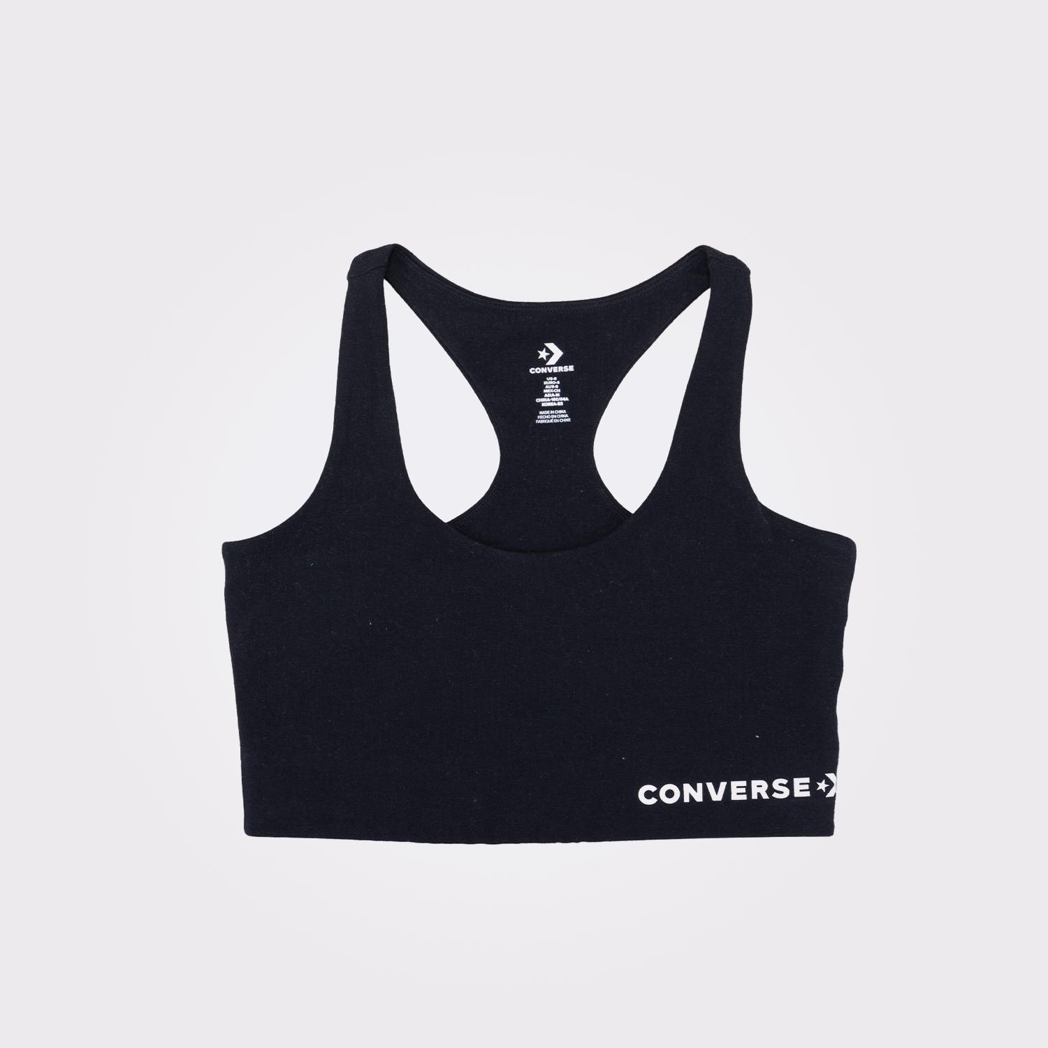 Converse Wordmark Kadın Siyah Bra