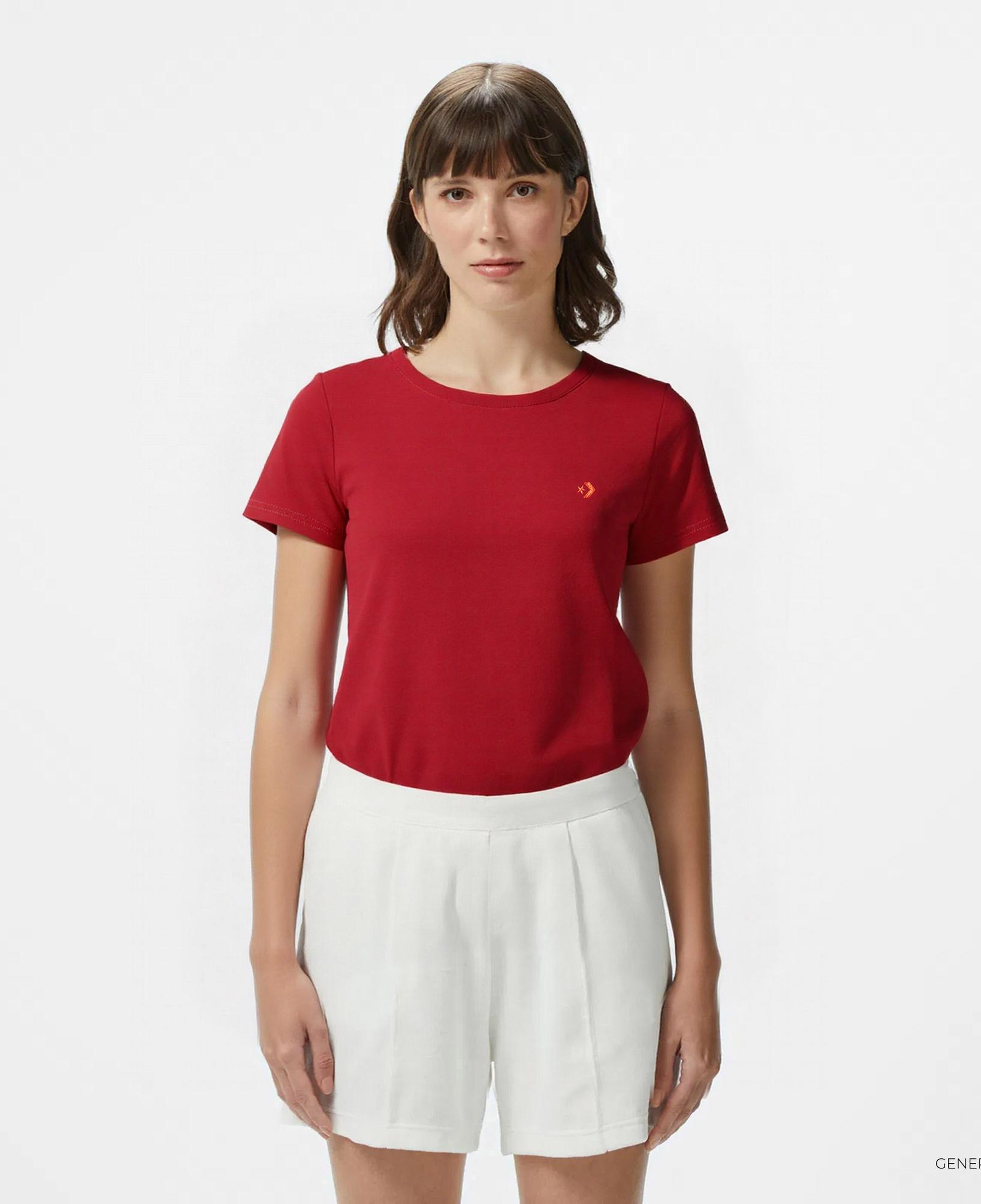 Converse Slim Fit Kadın Bordo T-Shirt