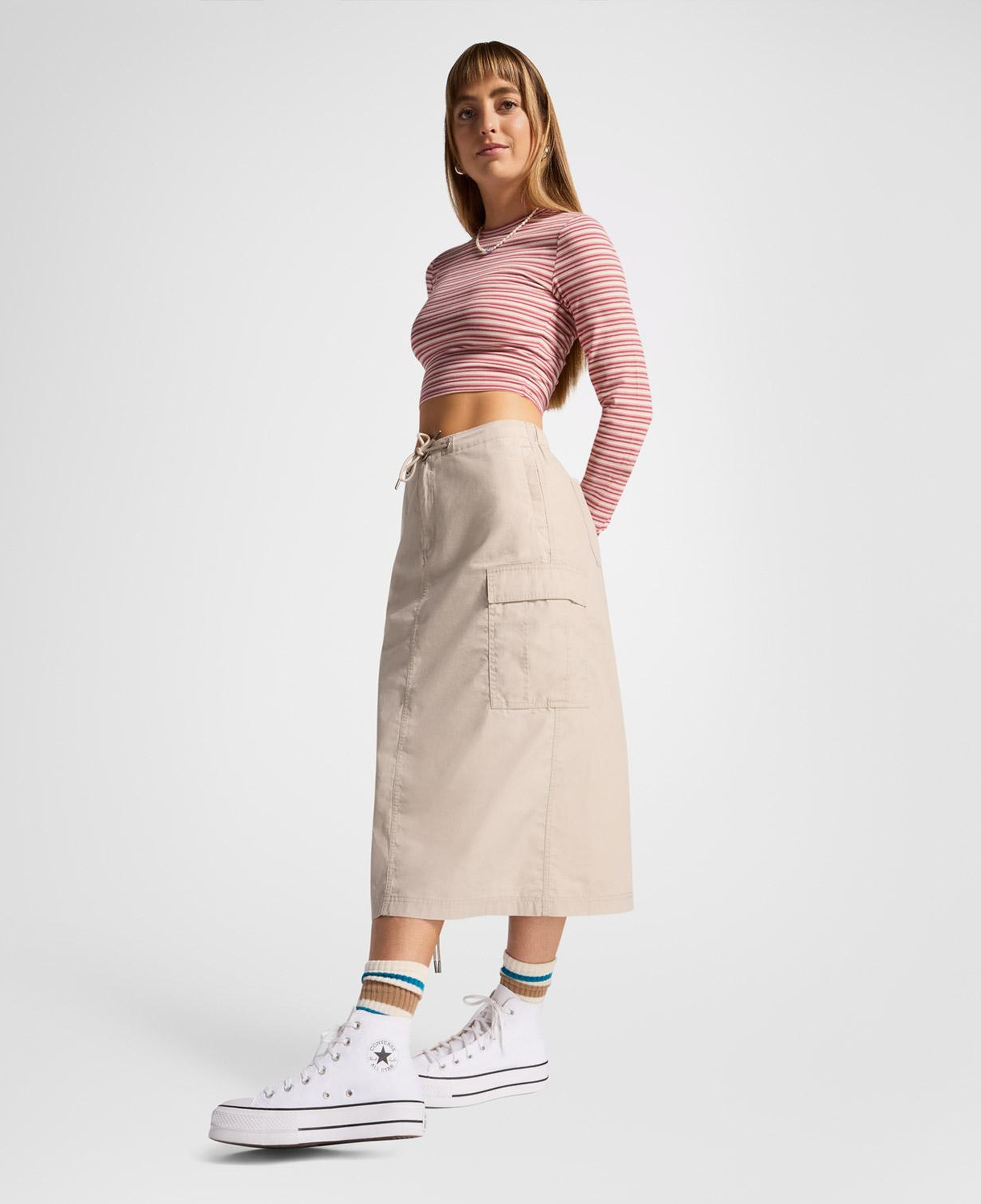 Converse Cargo Kadın Bej Etek