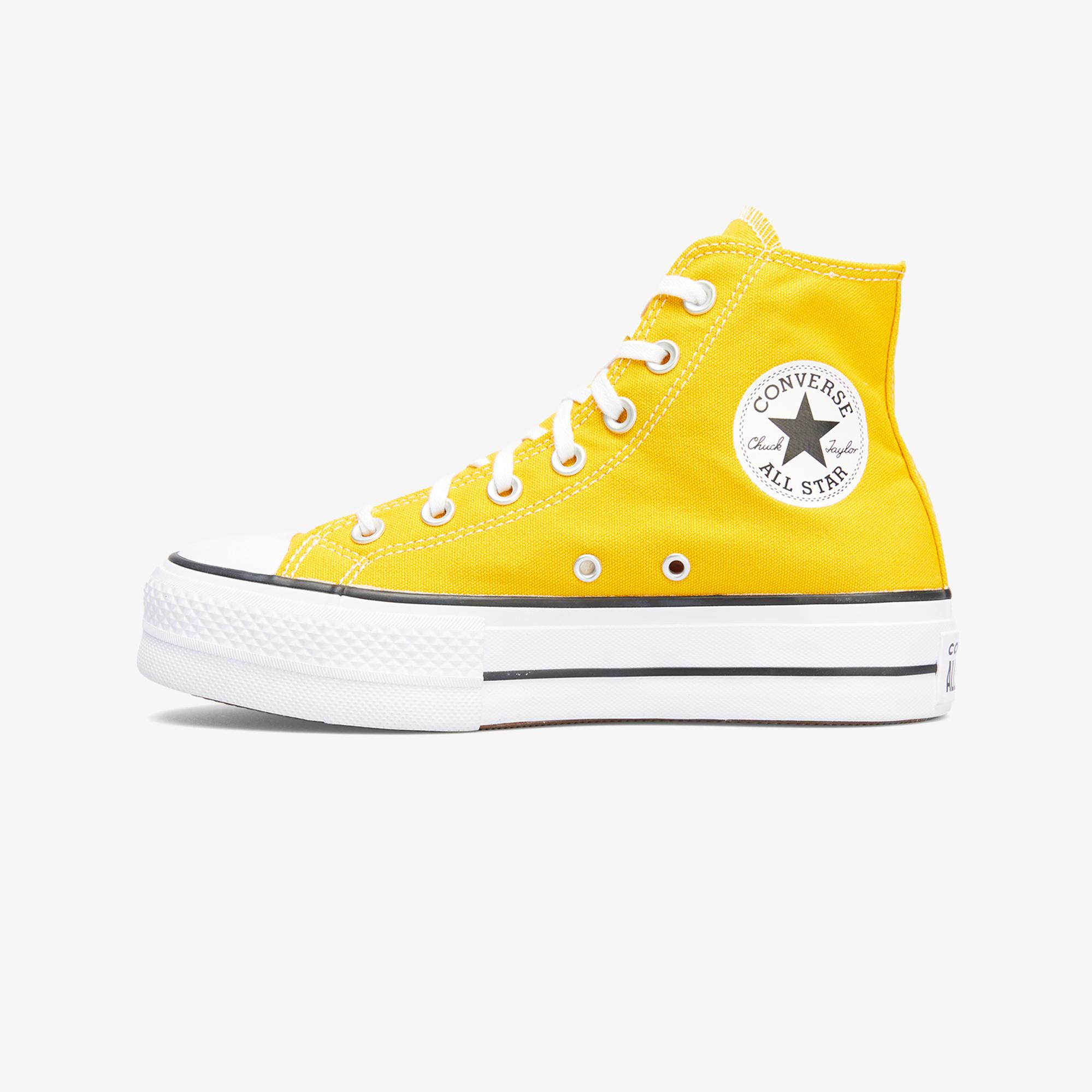 Converse Chuck Taylor All Star Lift Kadın Sarı Platform Sneaker