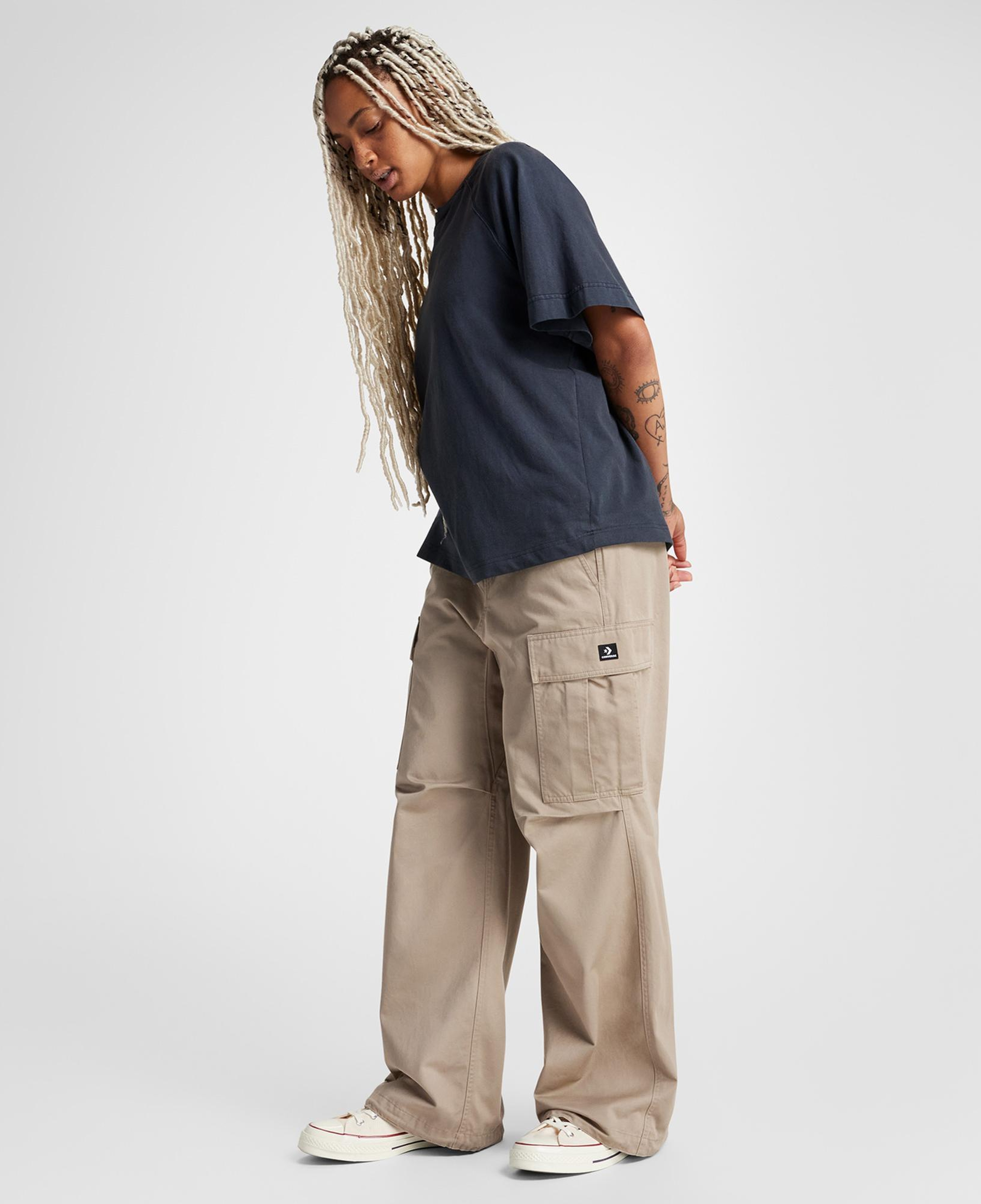 Converse Cargo Kadın Kahverengi Pantolon