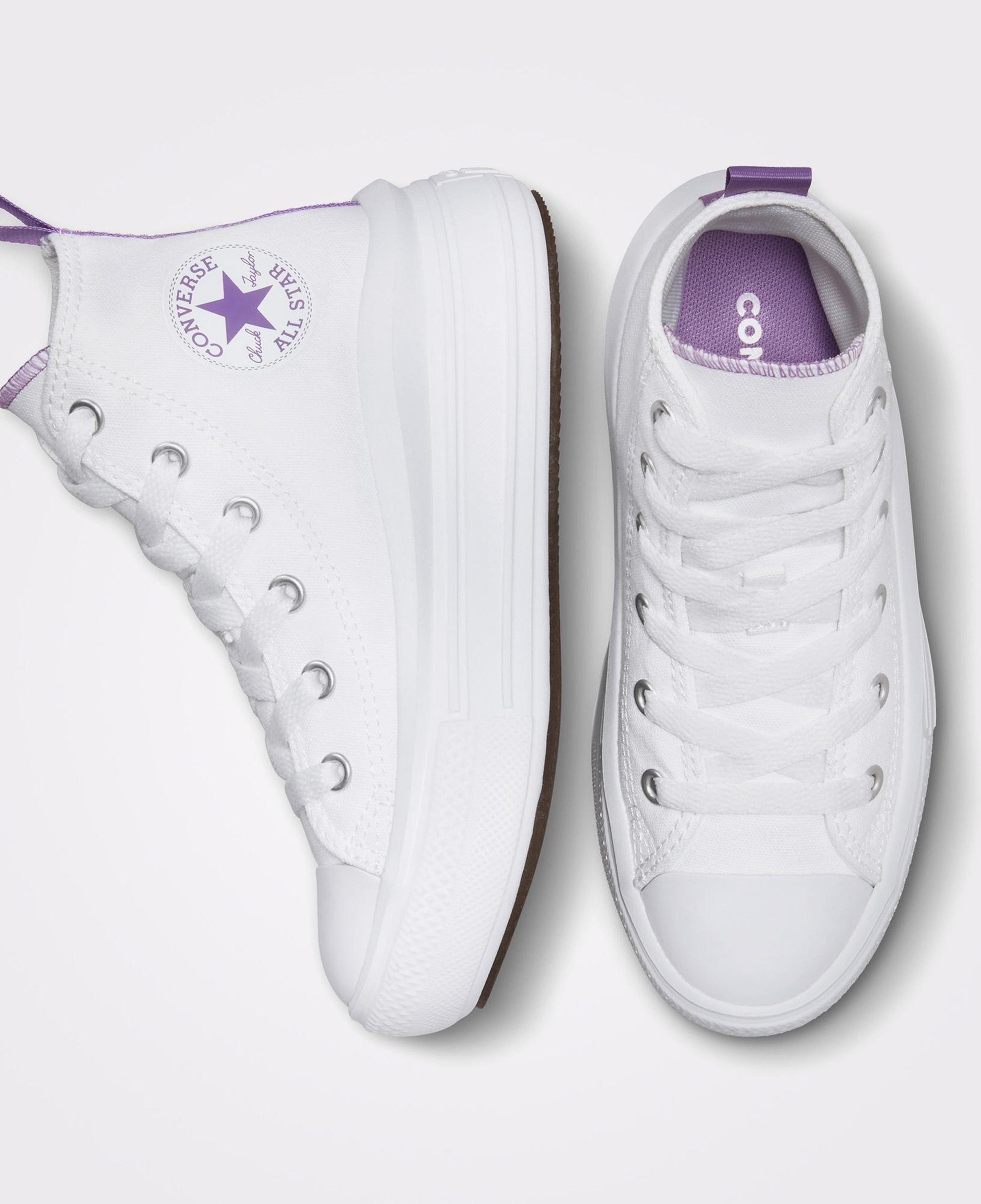 Converse Chuck Taylor All Star Move Çocuk Beyaz Platform Sneaker