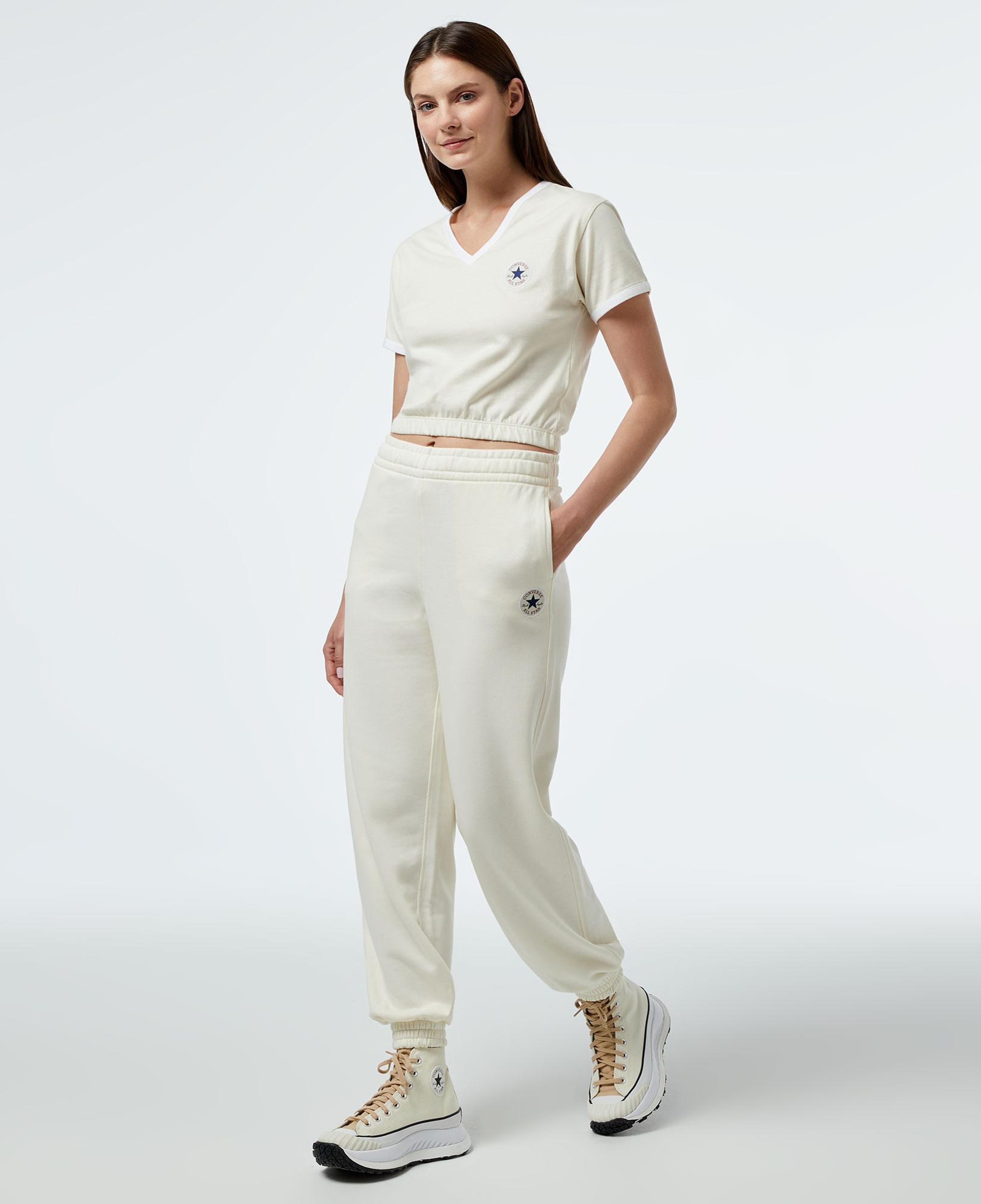 Converse Chuck Taylor Kadın Loose Fit Beyaz Eşofman Altı