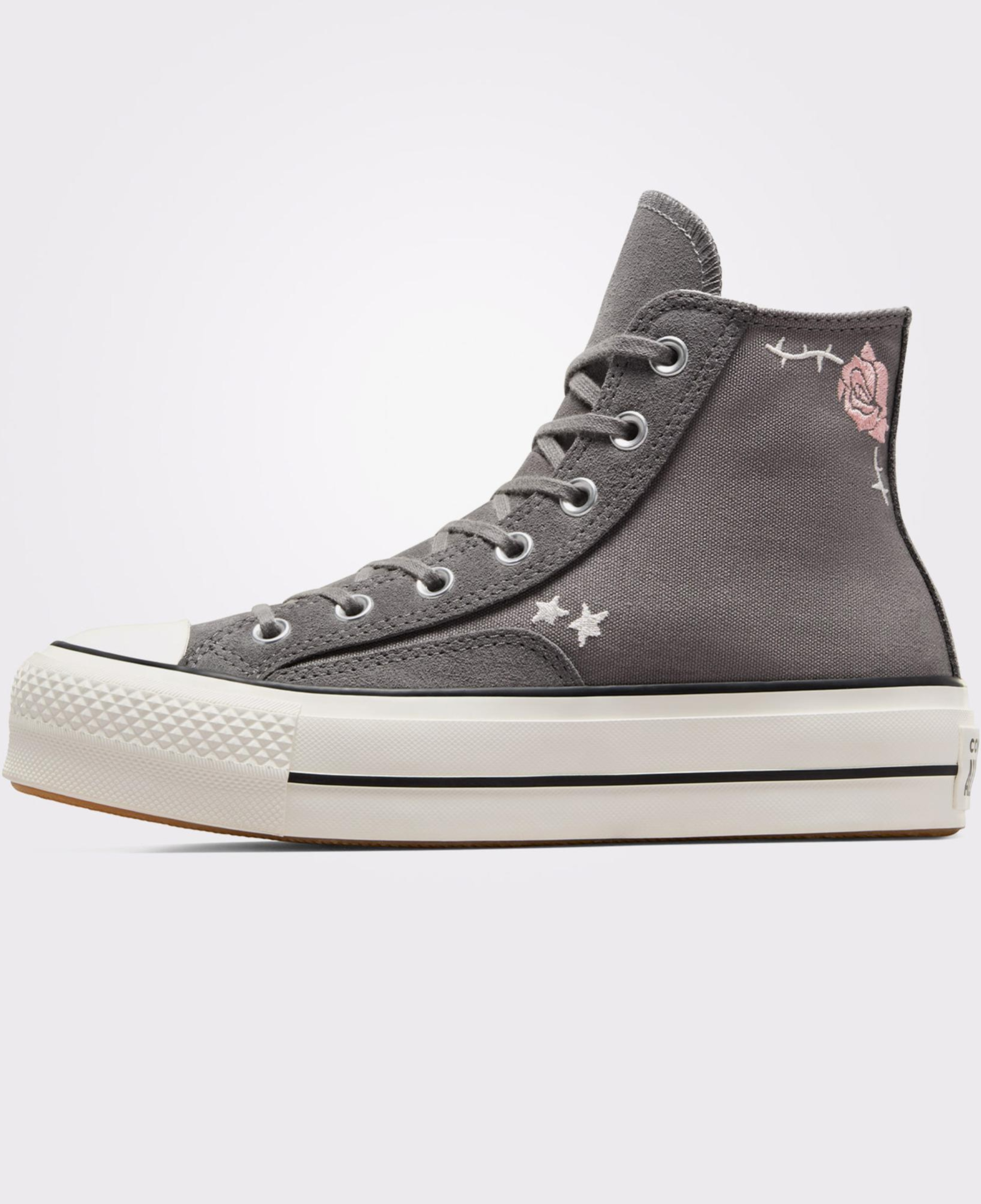 Converse Chuck Taylor All Star Lift Scribble Kadın Gri Sneaker