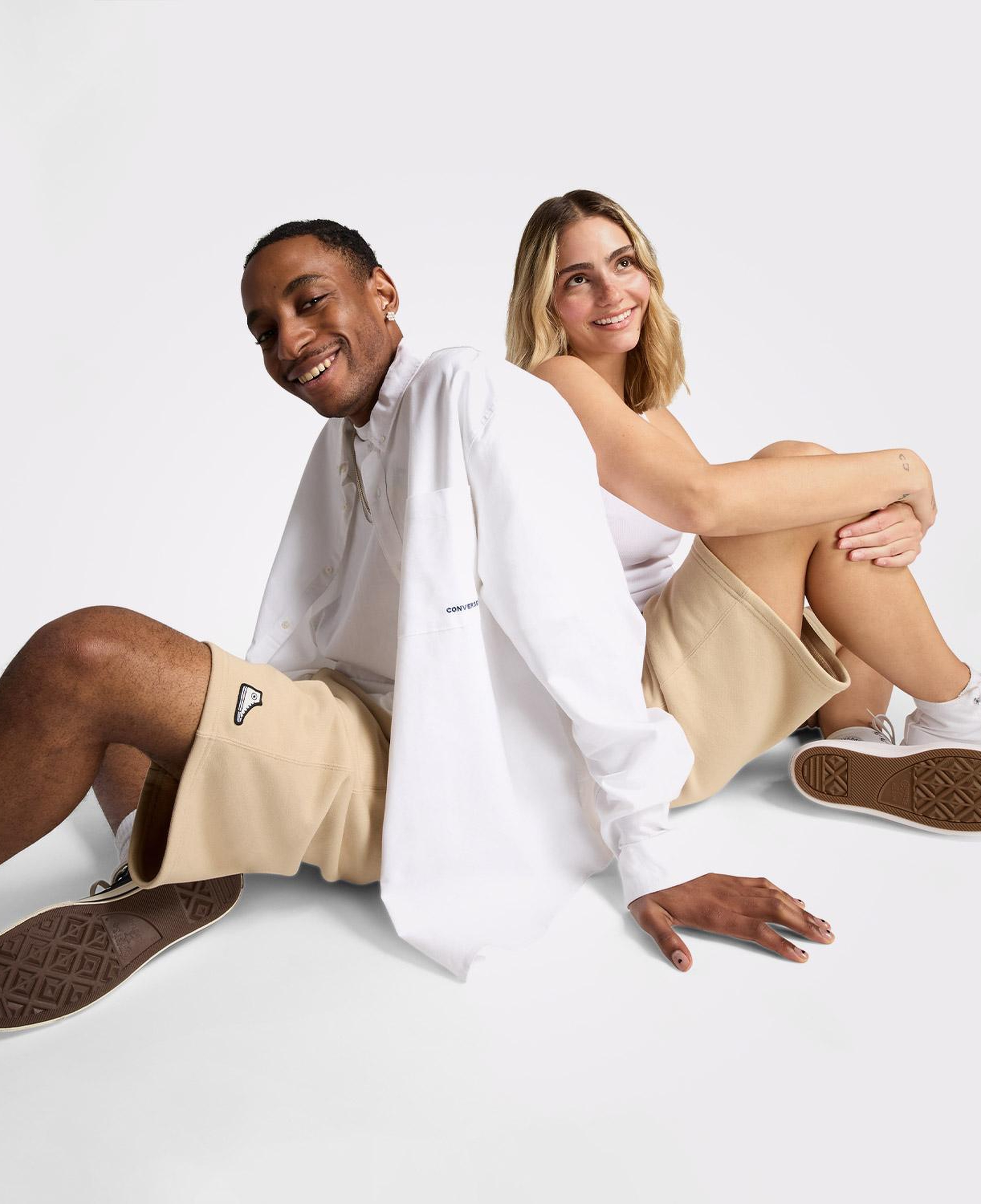 Converse Go To Loose Fit Unisex Bej Şort