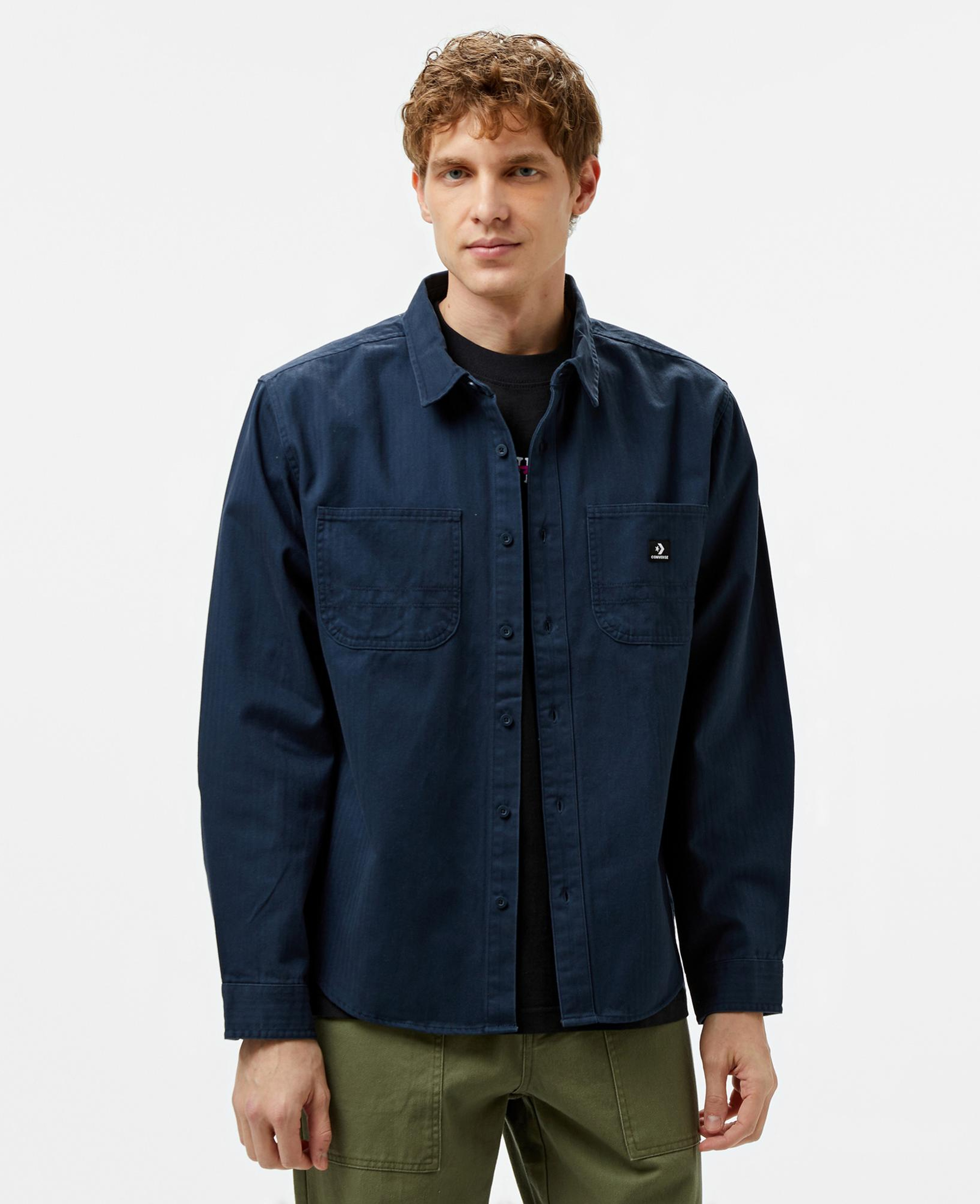 Converse Erkek Cepli Lacivert Gömlek