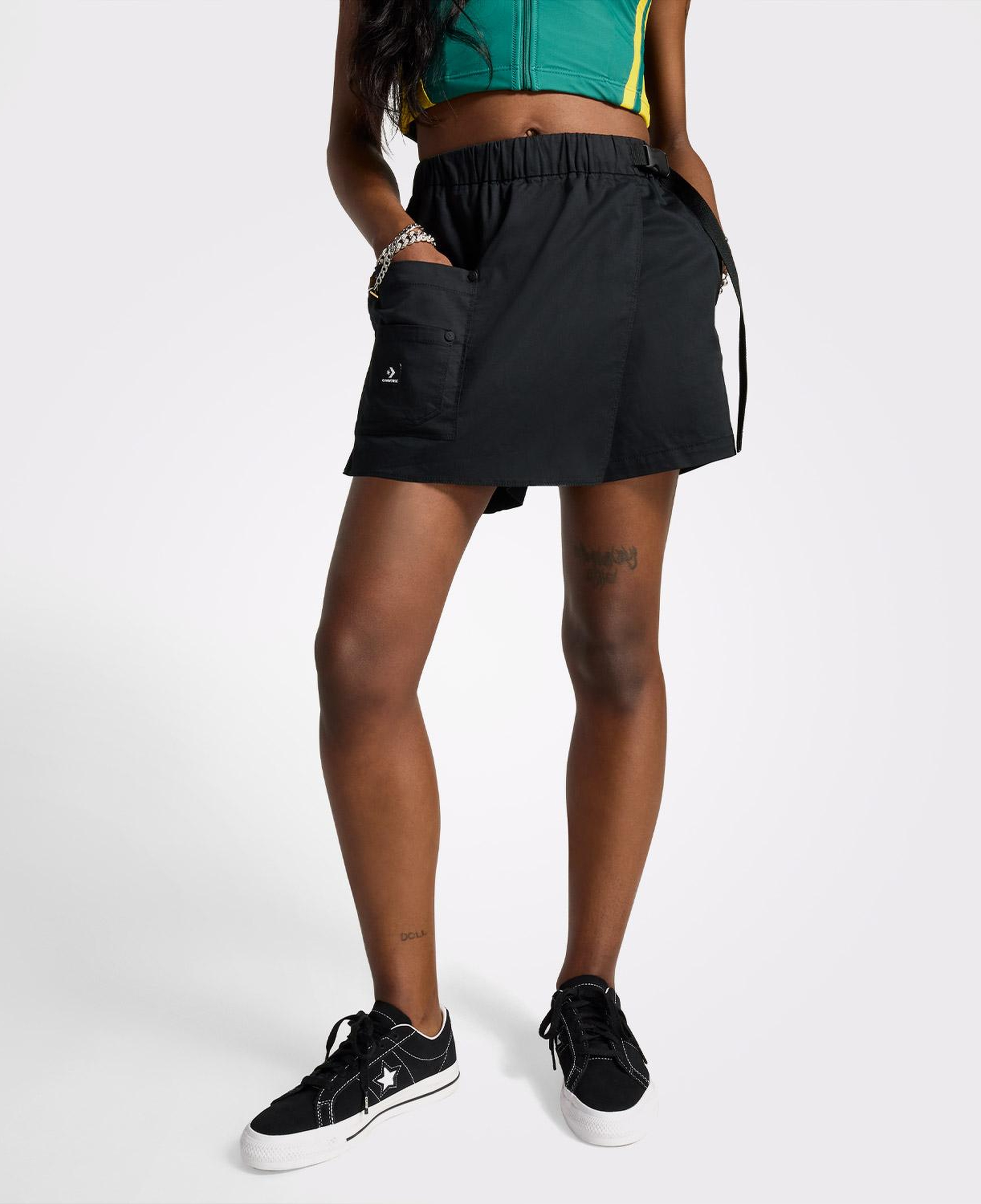 Converse Utility Kadın Siyah Etek