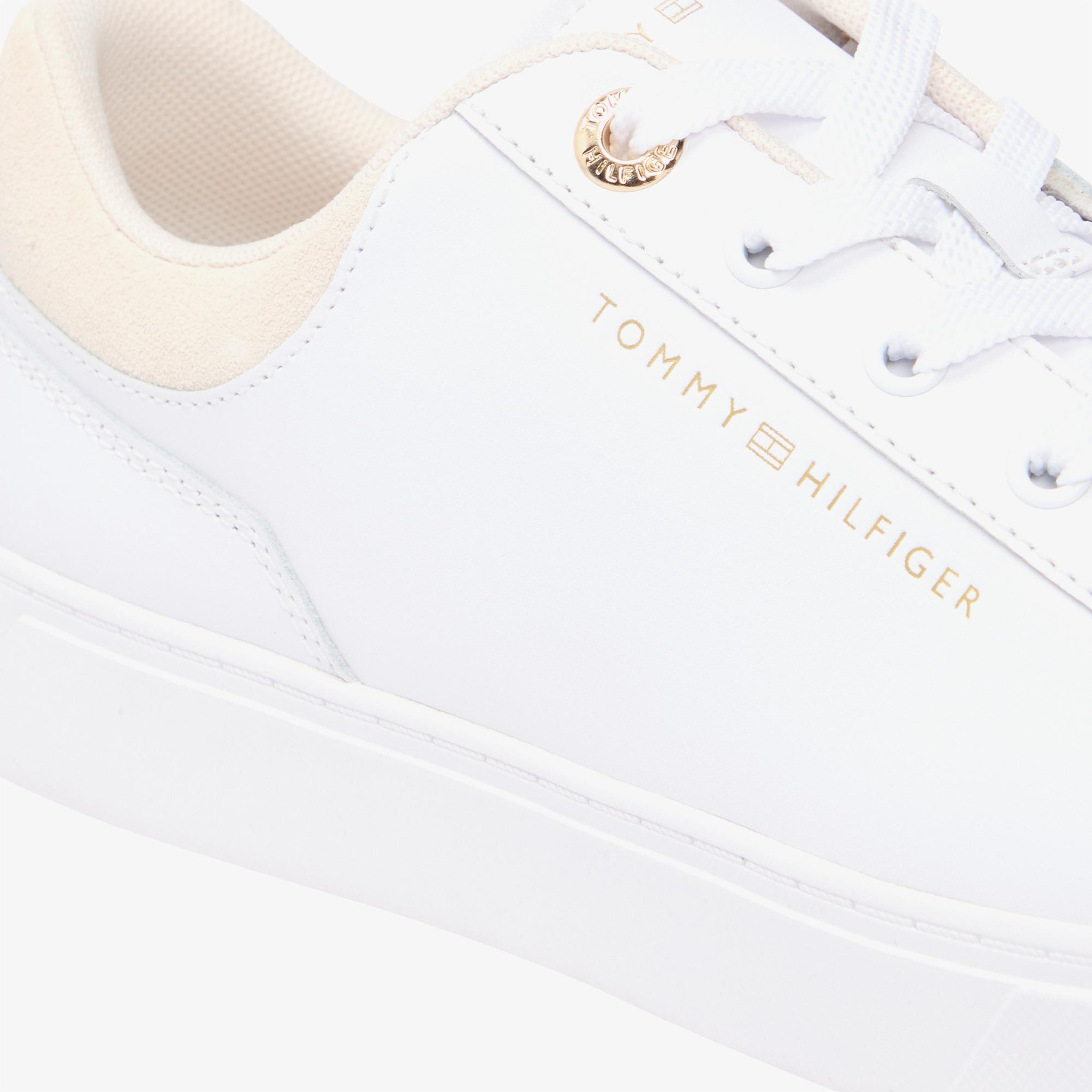 Tommy Hilfiger Seren Kadın Beyaz Sneaker