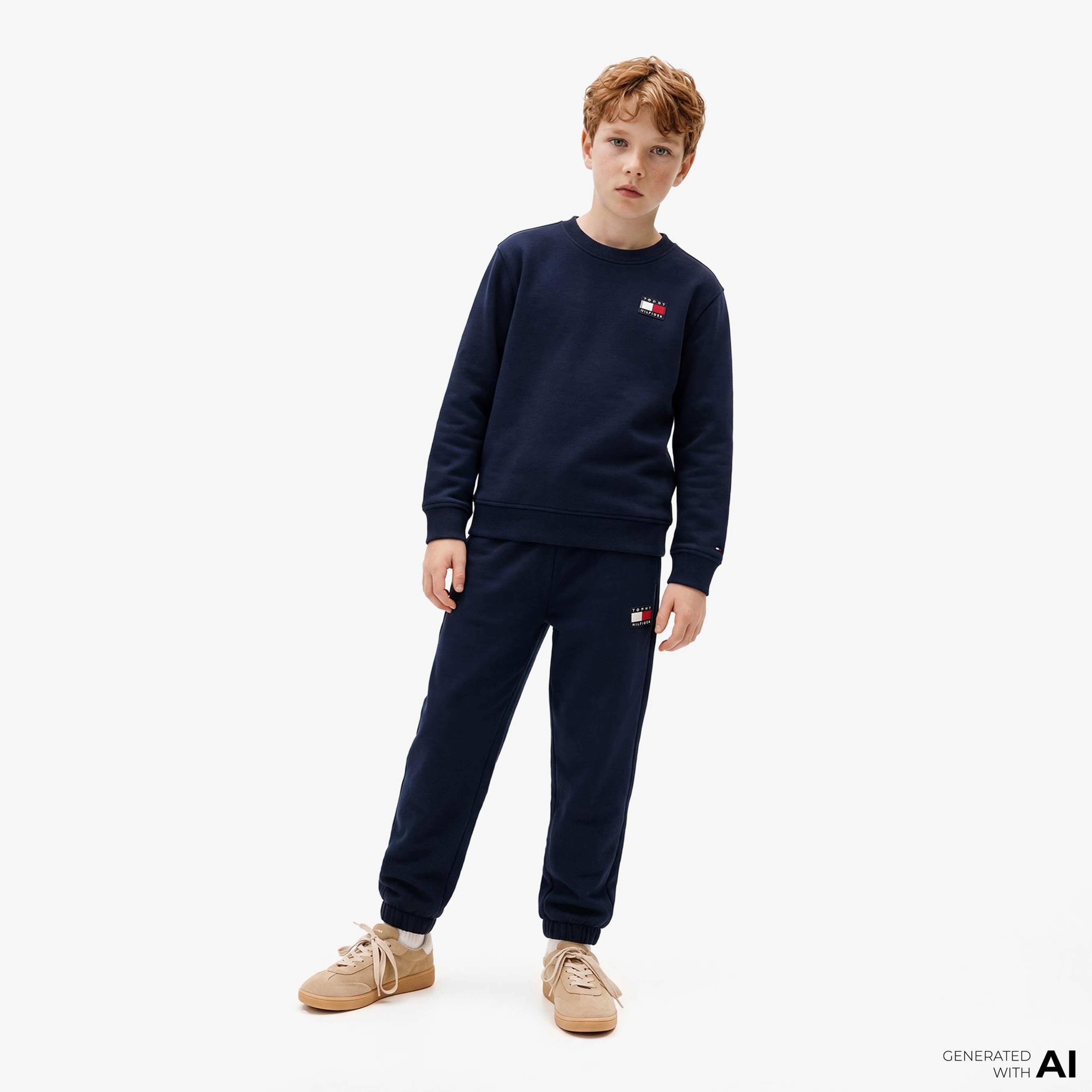 Tommy Hilfiger Heritage Çocuk Lacivert Eşofman Takımı