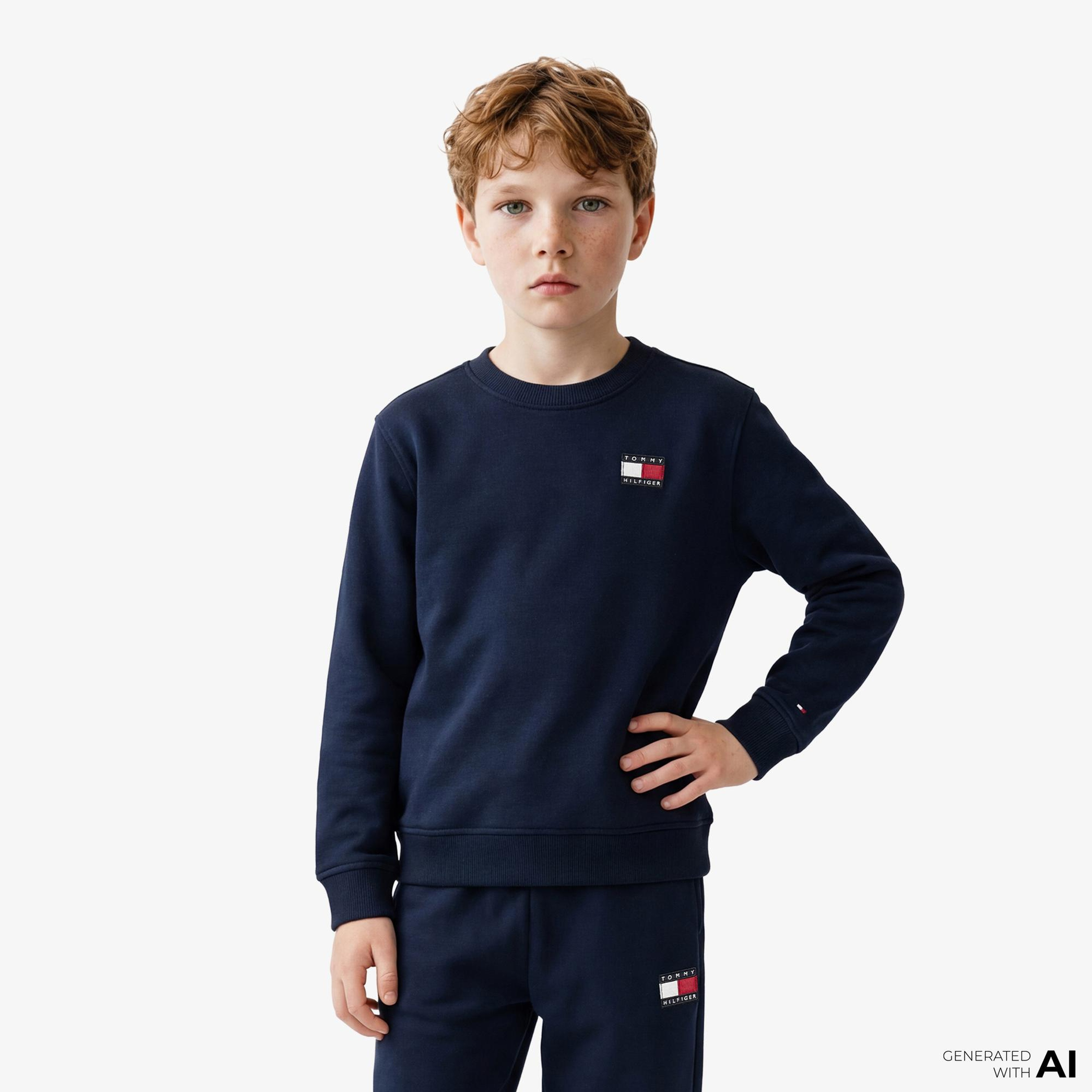 Tommy Hilfiger Heritage Çocuk Lacivert Eşofman Takımı