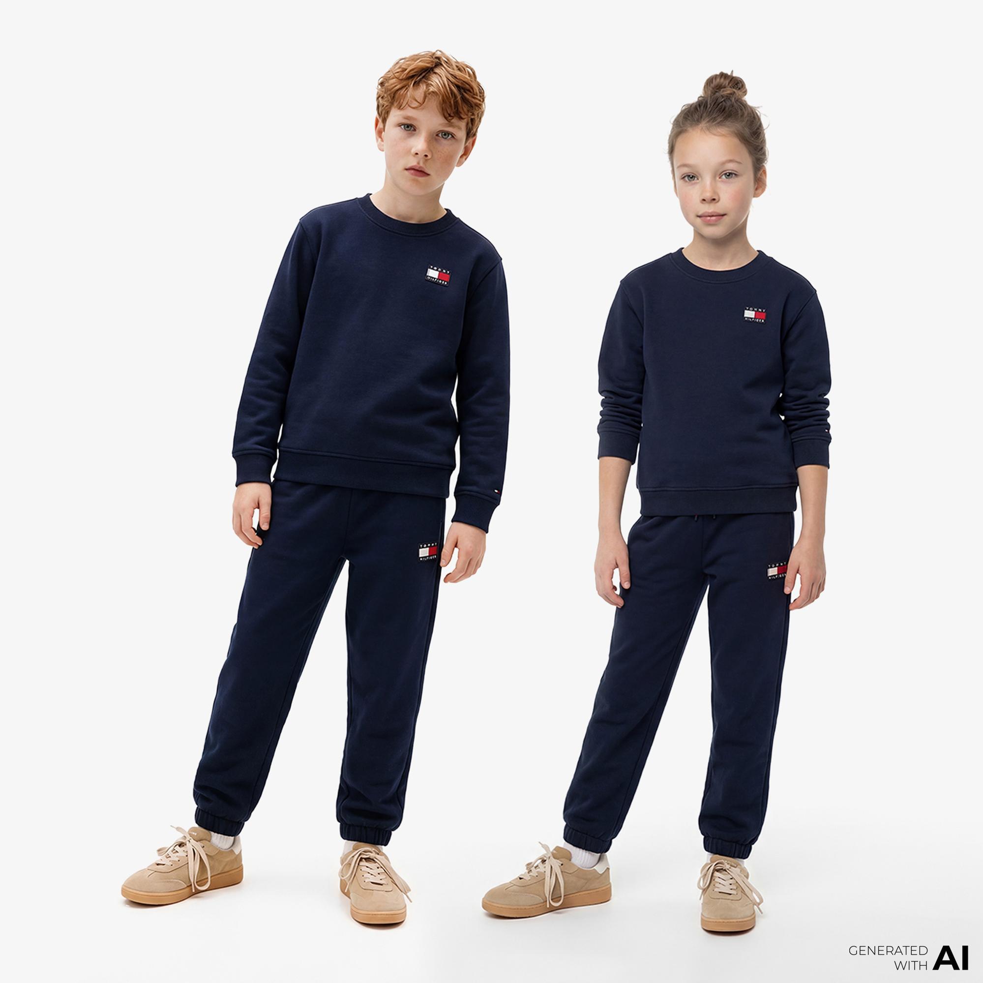 Tommy Hilfiger Heritage Çocuk Lacivert Eşofman Takımı