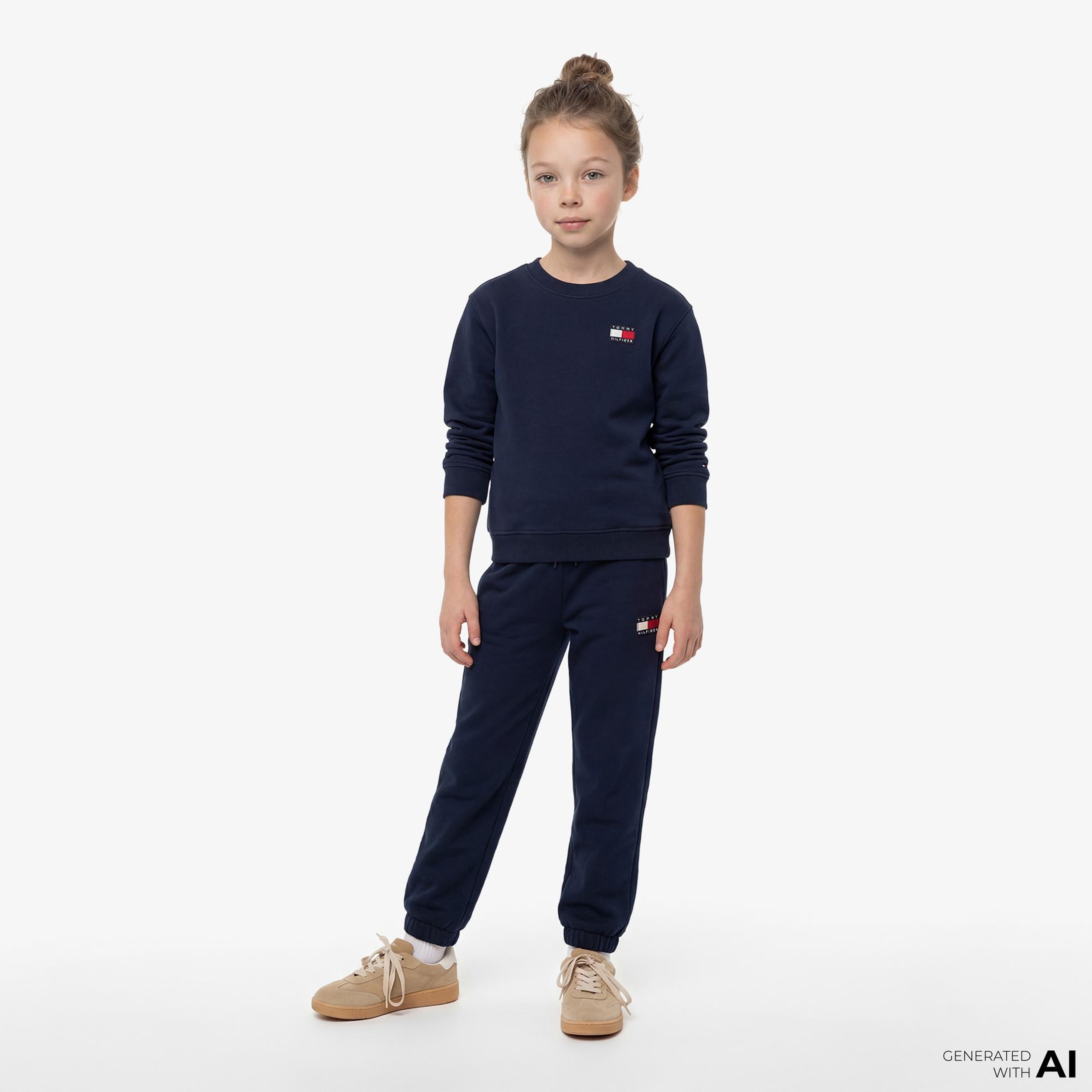 Tommy Hilfiger Heritage Çocuk Lacivert Eşofman Takımı