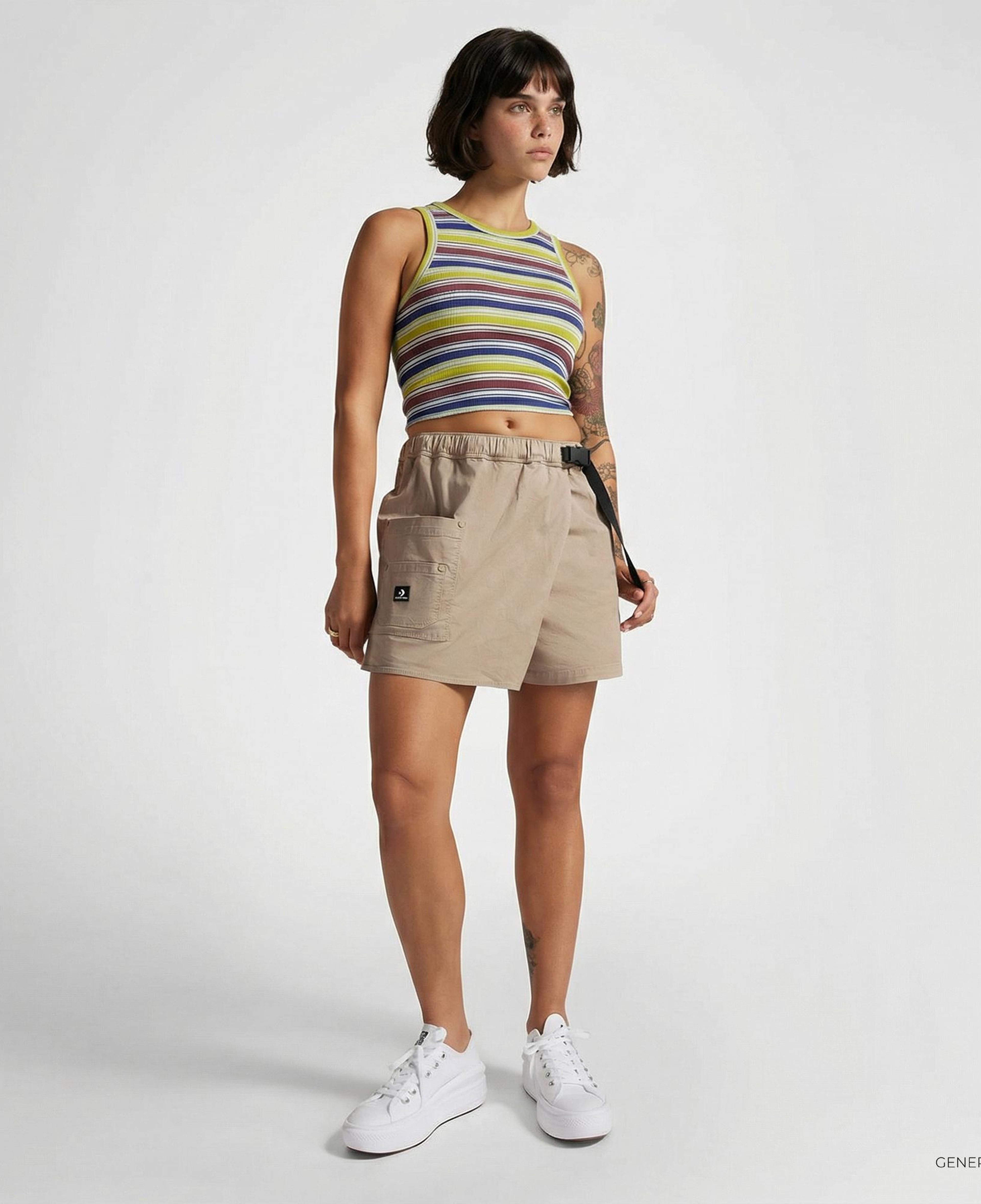 Converse Utility Kadın Bej Şort Etek