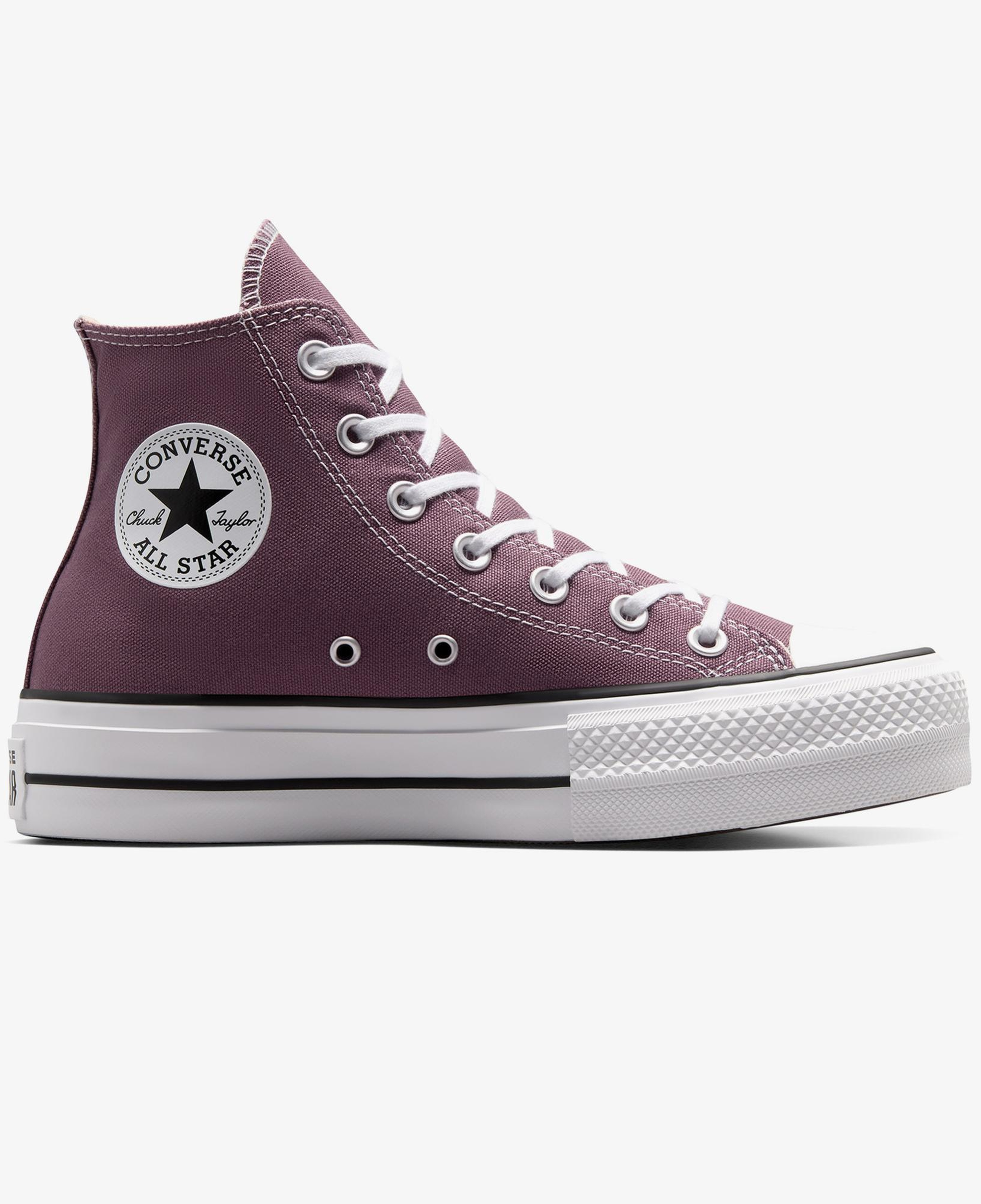 Converse Chuck Taylor All Star Lift Kadın Bordo Platform Sneaker