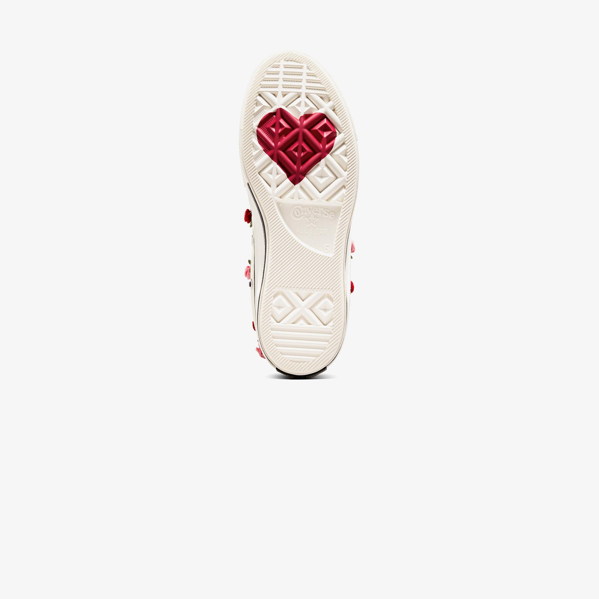 Converse Krem Converse Chuck 70 Roses Unisex Sneaker