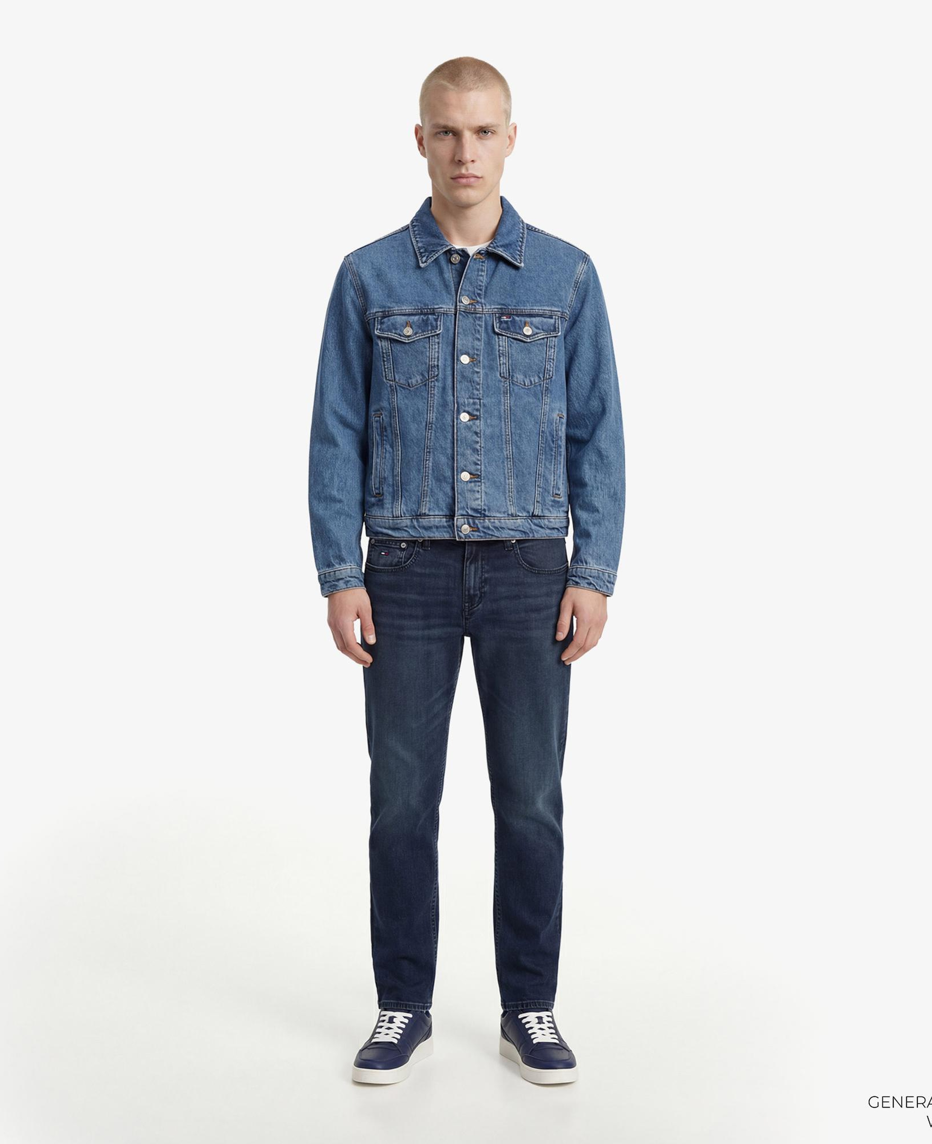 Tommy Hilfiger Authentic Wash Erkek Mavi Ceket